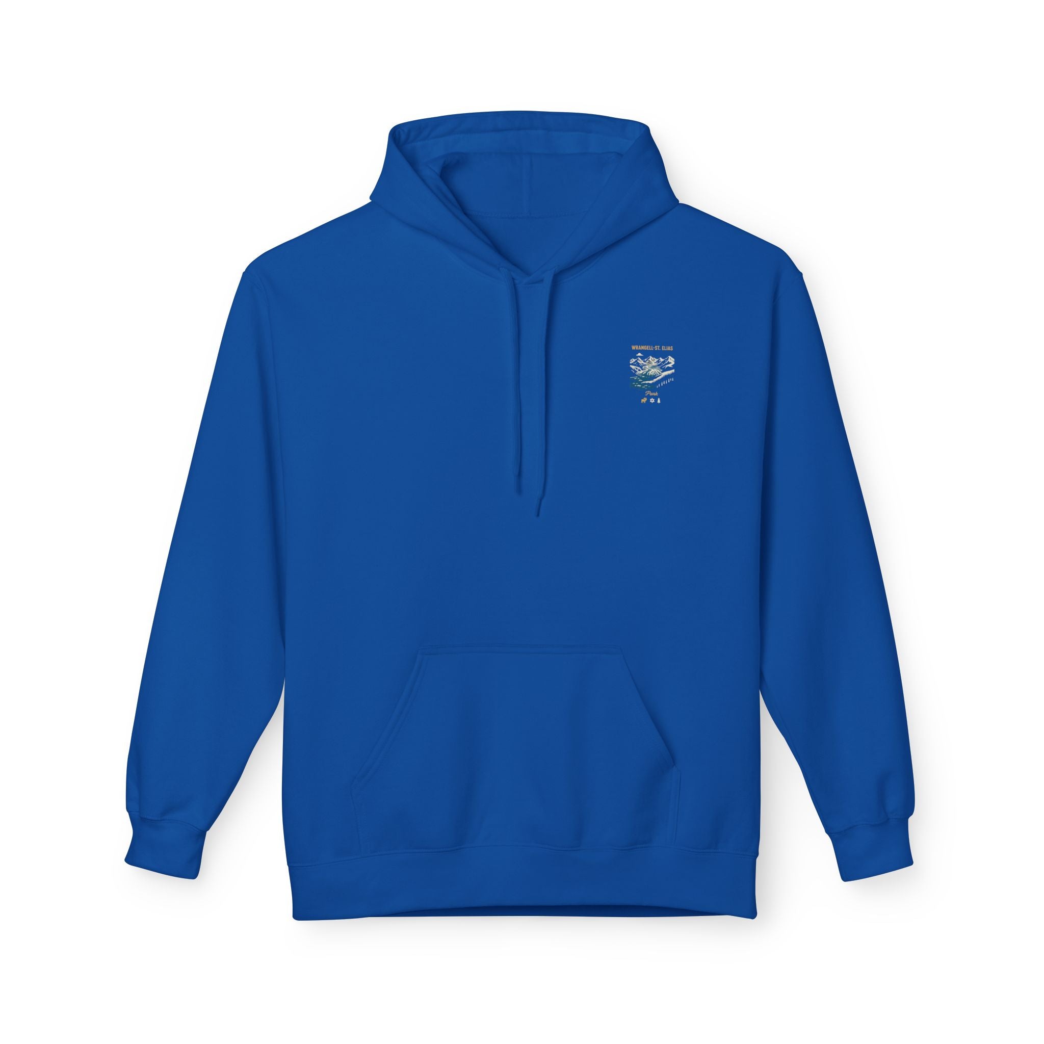 Wrangell–St. Elias National Park landscape Hoodie | Mountain river art