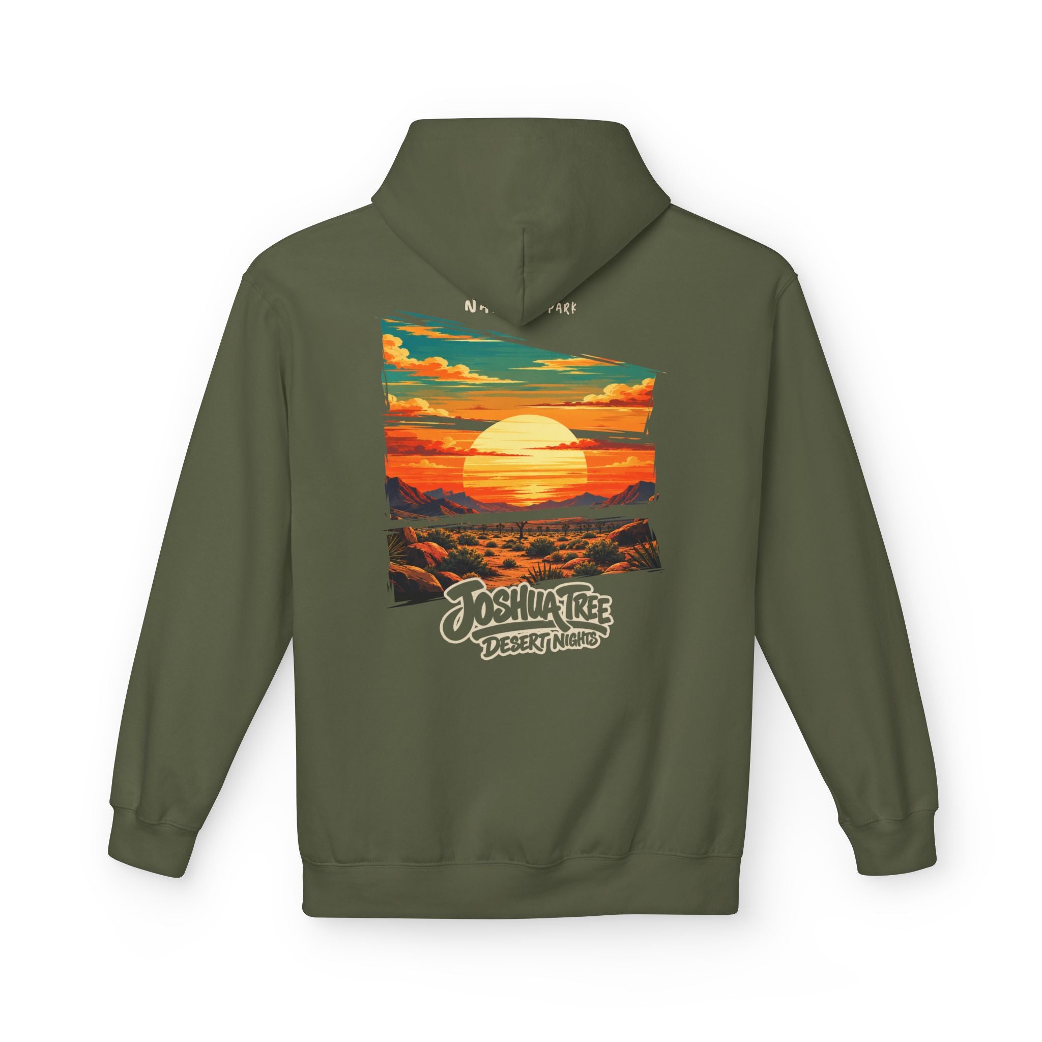 Joshua Tree National Park – Desert Sunset Graphic Hoodie