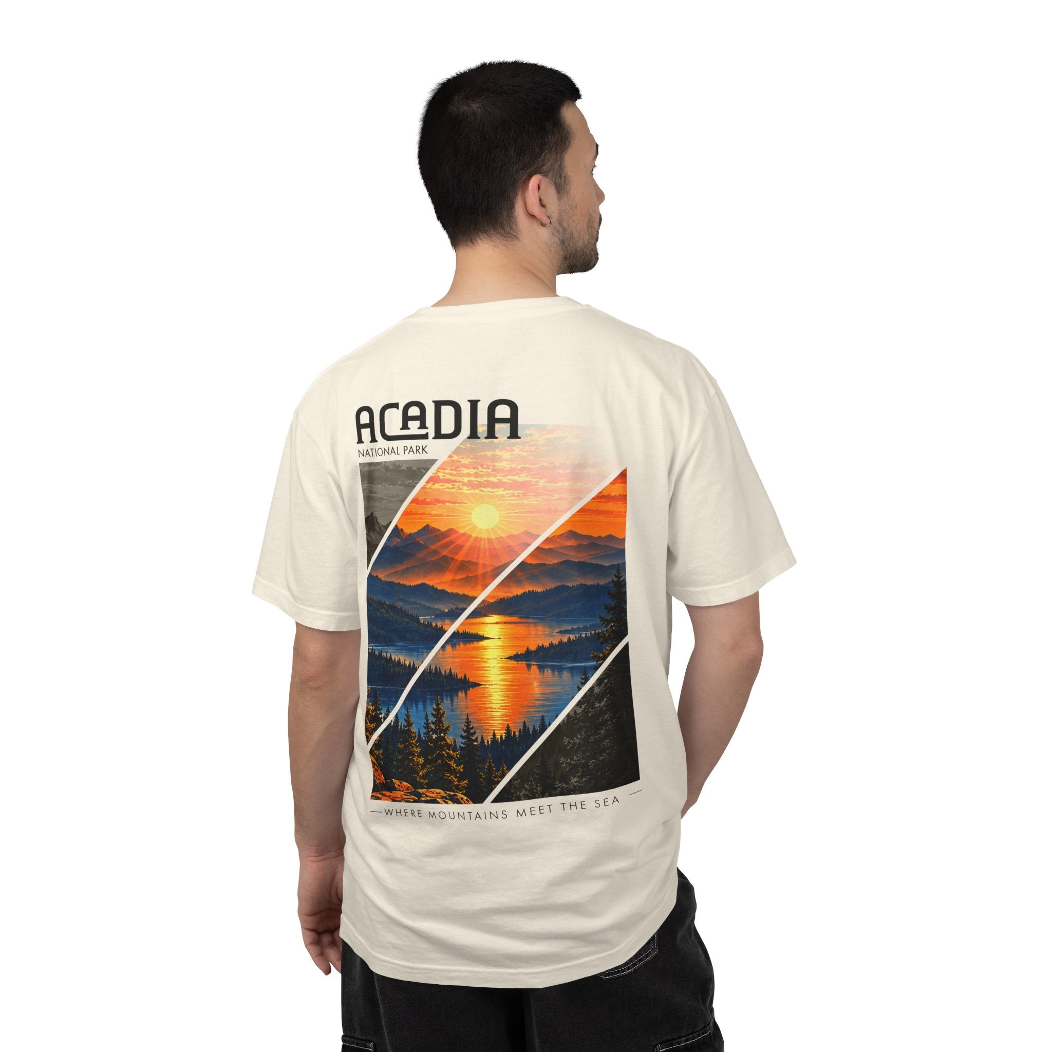 Acadia National Park Sunrise Graphic T-Shirt