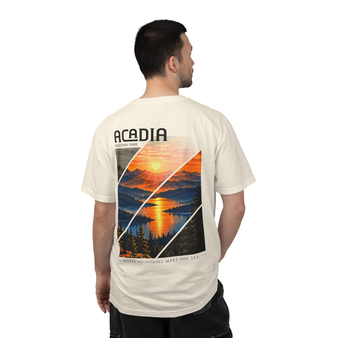 Acadia National Park Sunrise Graphic T-Shirt