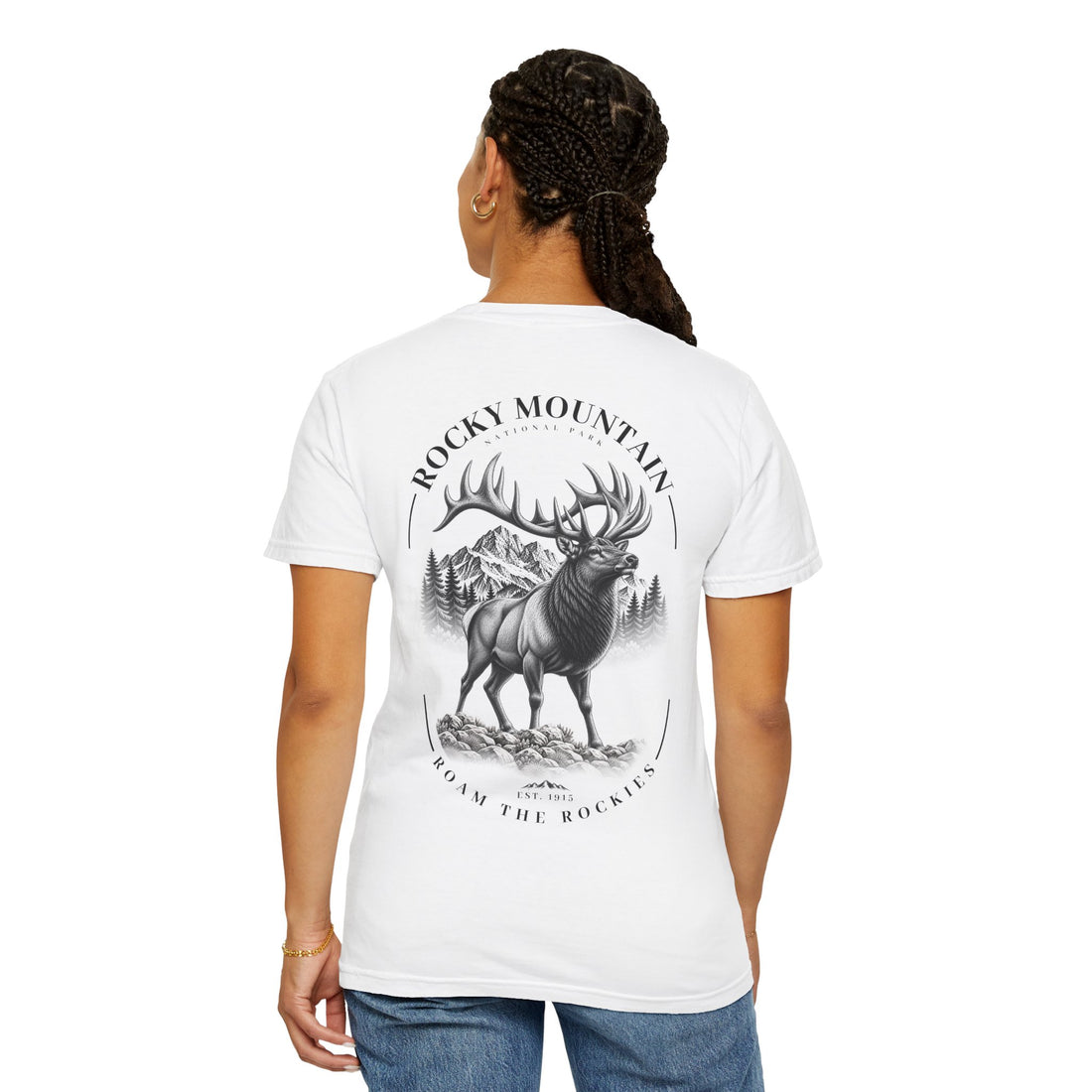 Rocky Mountain National Park Elk Graphic T-Shirt
