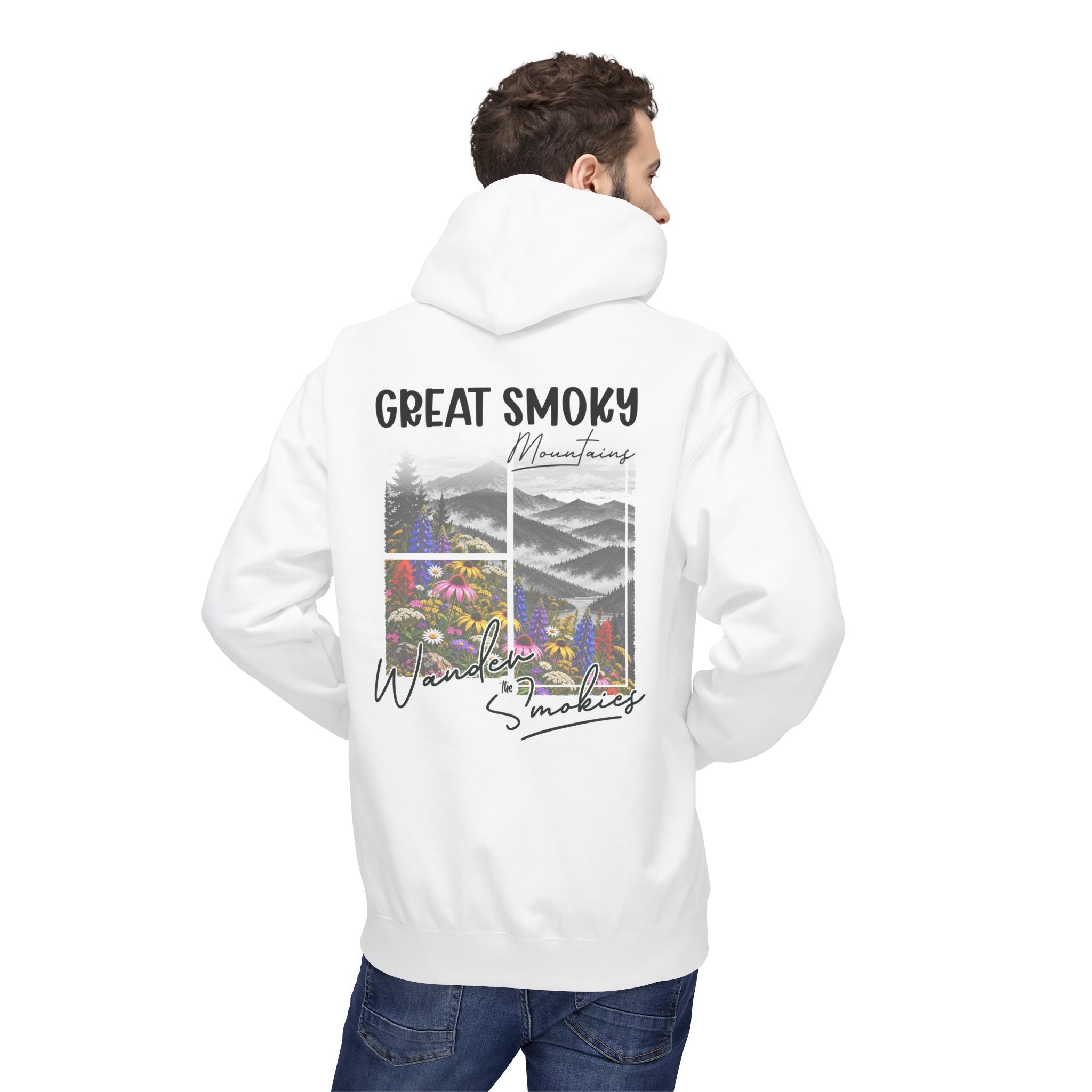 Great Smoky Mountains Wildflowers Graphic hoodie
