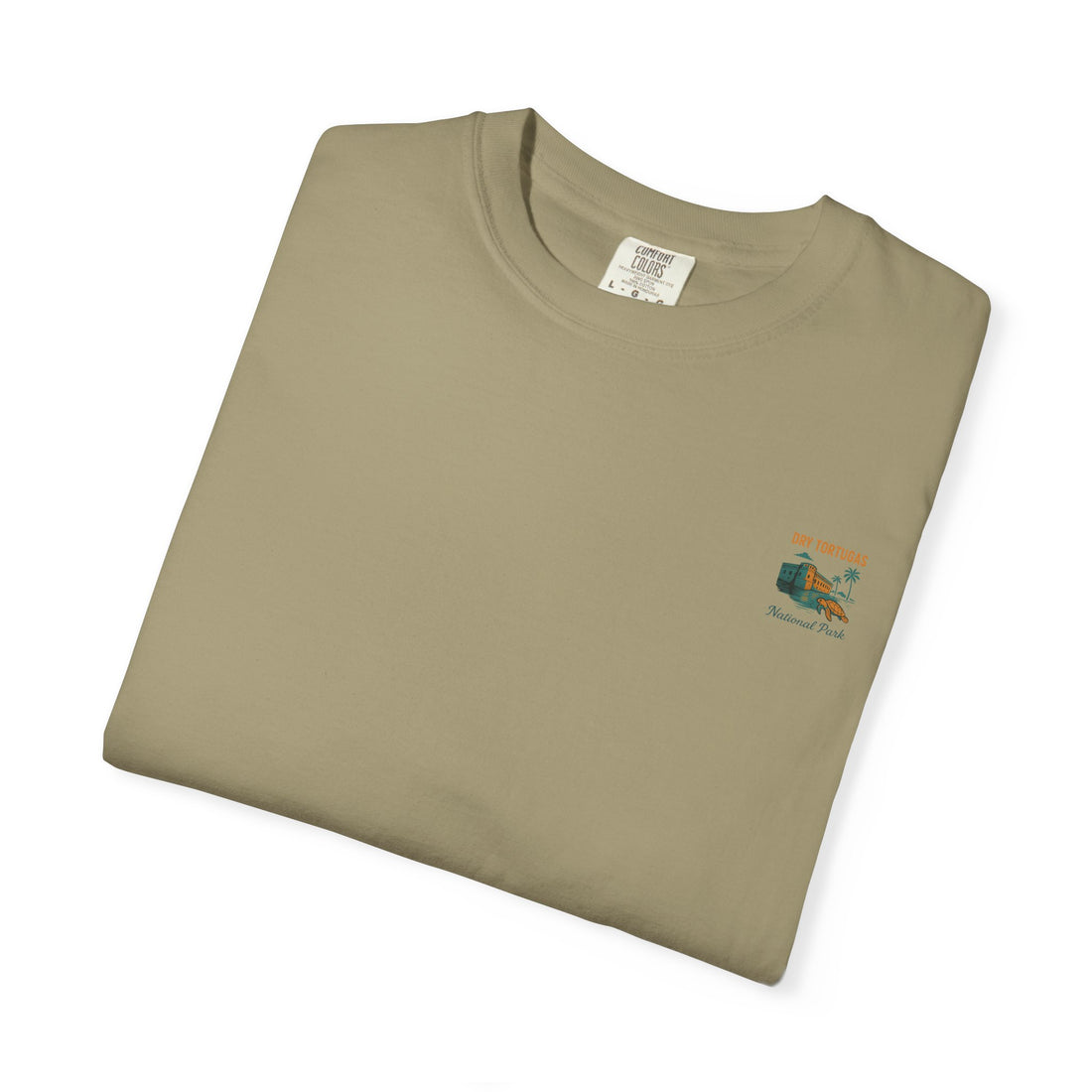 Dry Tortugas National Park Poster T-shirt | Vintage Fort Illustration