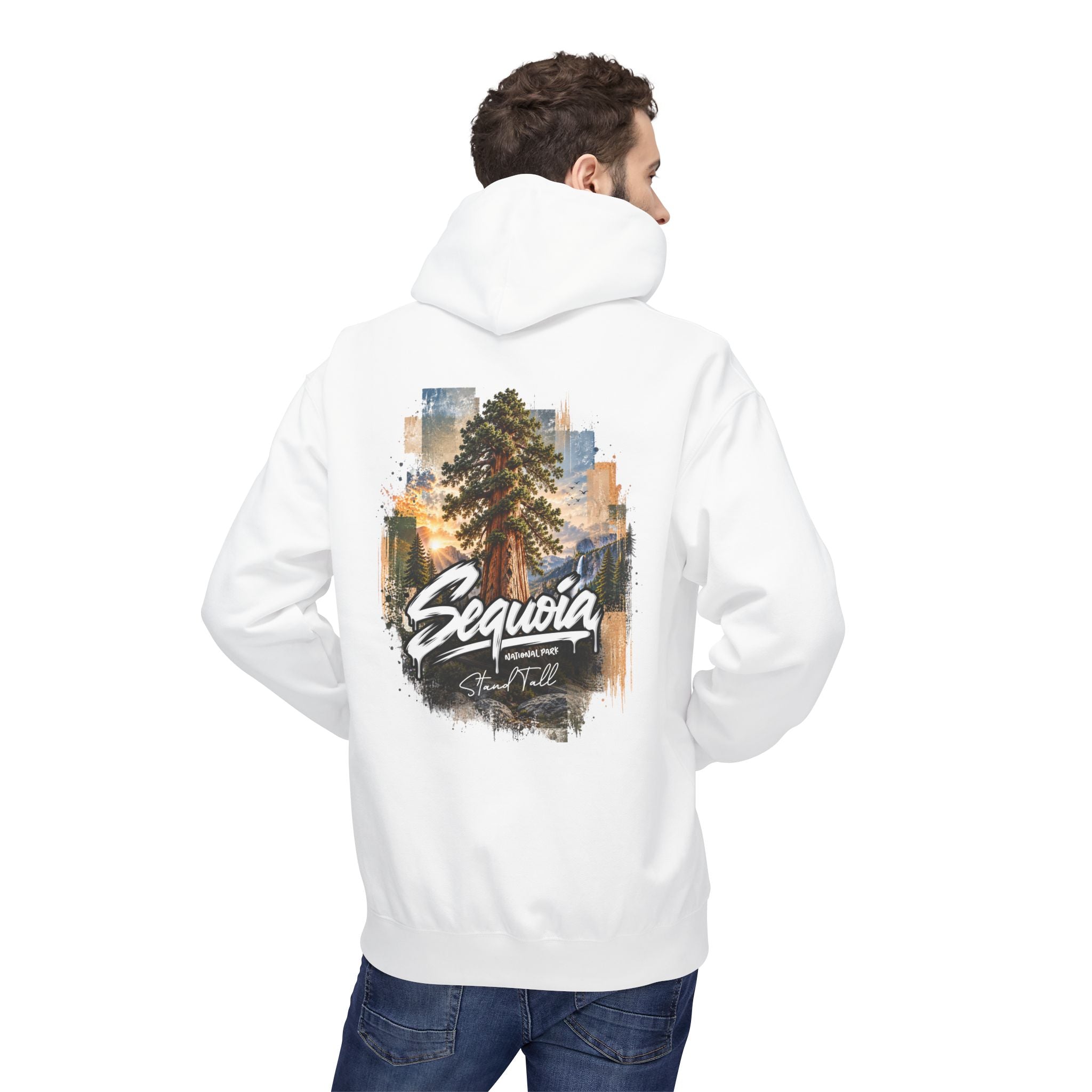 Sequoia National Park – Giant Sequoia Stand Tall Graphic Hoodie
