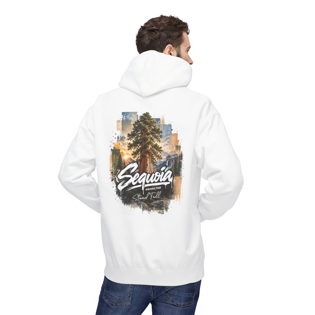 Sequoia National Park – Giant Sequoia Stand Tall Graphic Hoodie