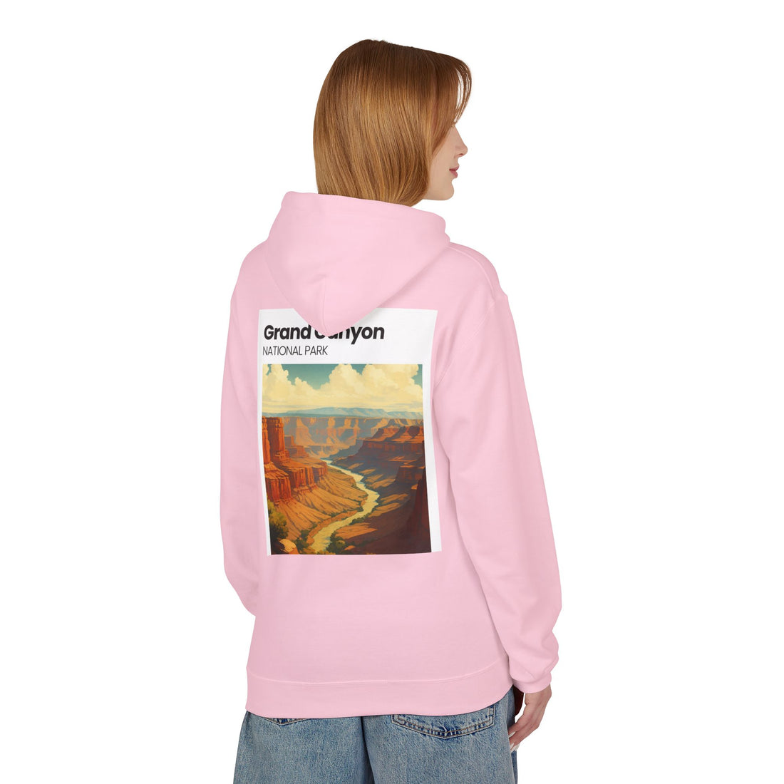 Grand Canyon Vintage Poster Hoodie | National Park Canyon Art