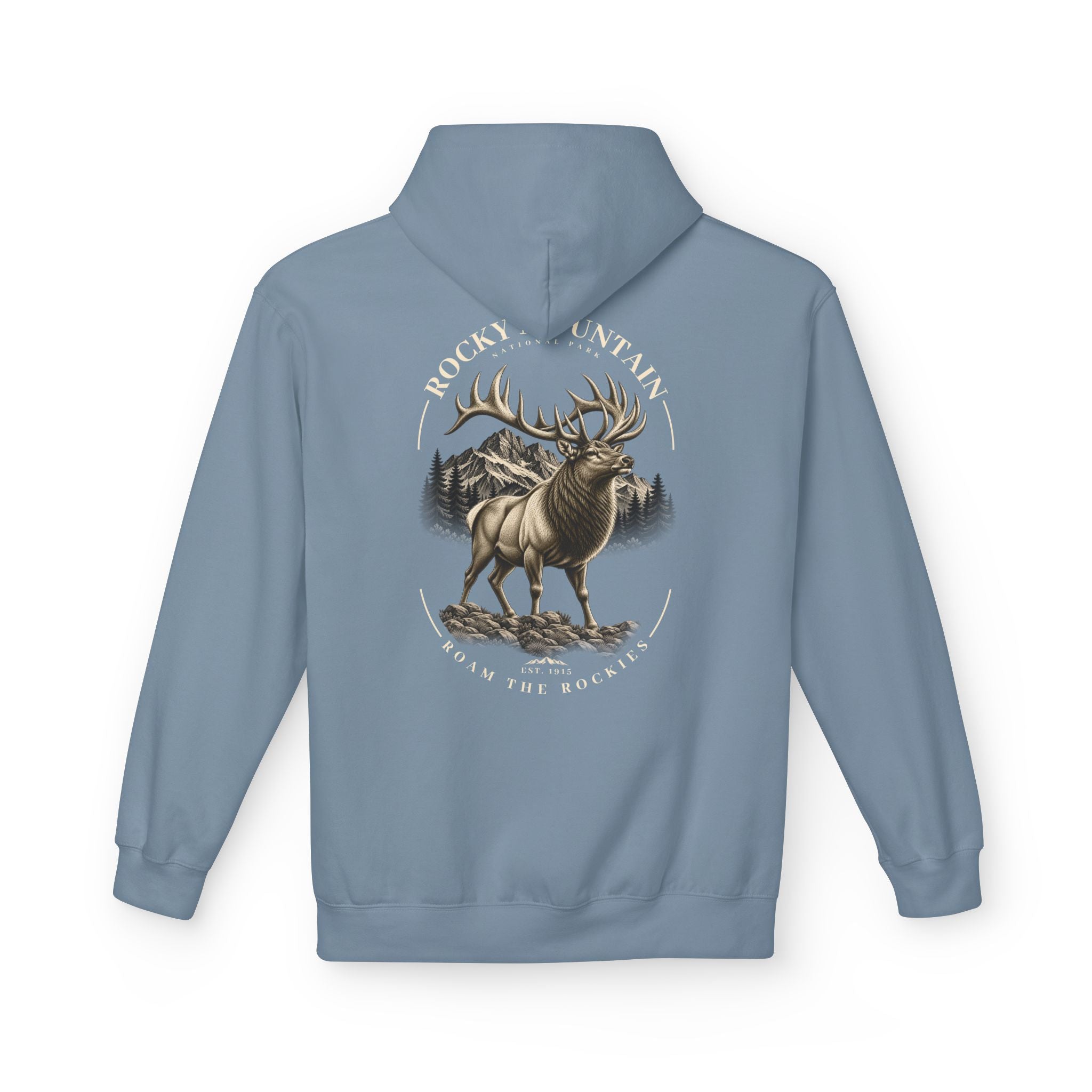 Rocky Mountain National Park Elk Graphic Hoodie