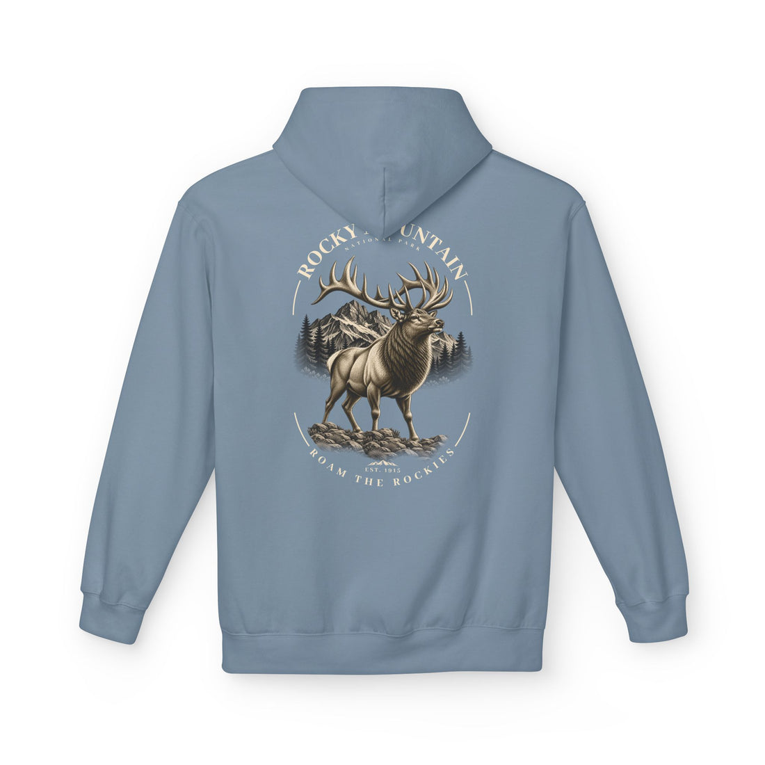 Rocky Mountain National Park Elk Graphic Hoodie