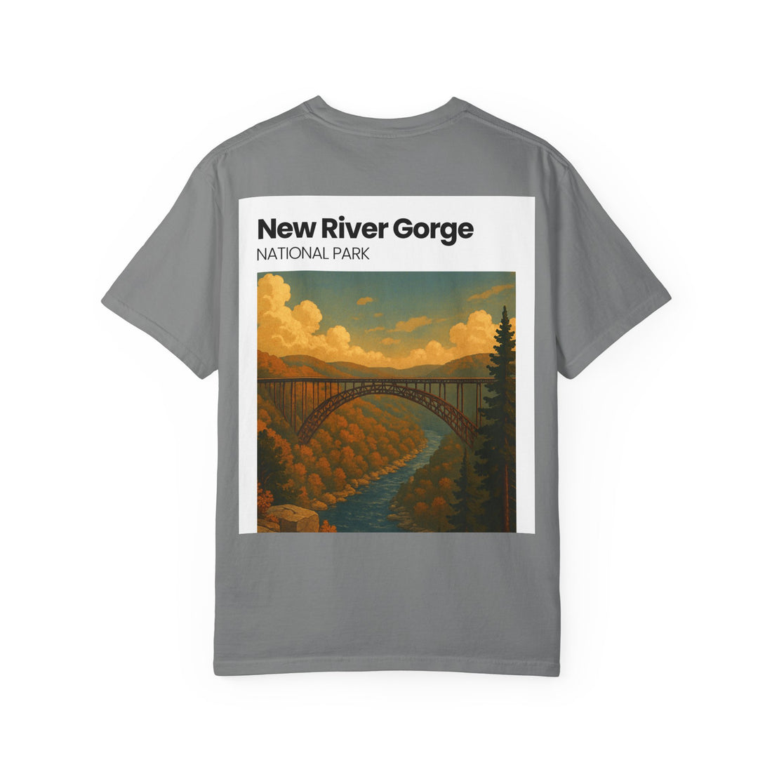 New River Gorge National Park Bridge T-Shirt | Vintage Landscape Tee