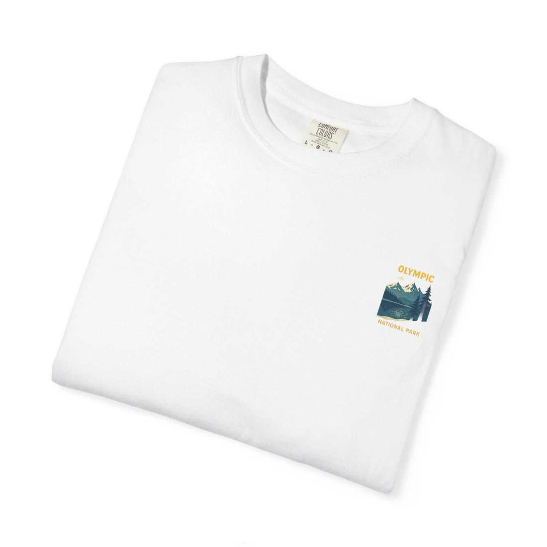Olympic National Park landscape T-Shirt | mountain lake forest tee
