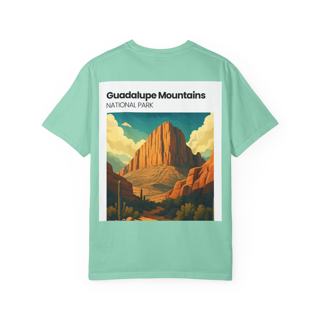 Guadalupe Mountains National Park T-Shirt | Desert Landscape Poster Tee