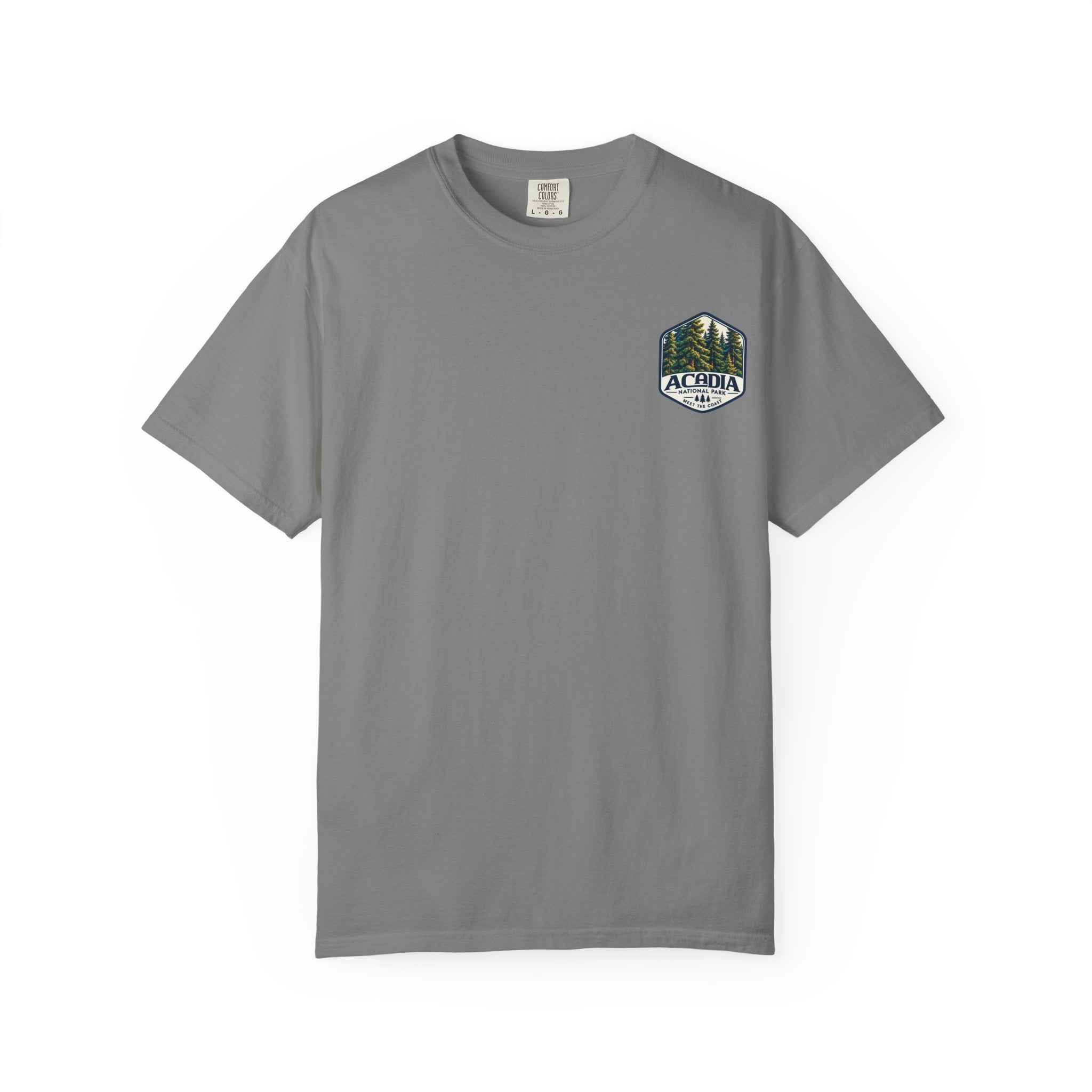 Acadia National Park Pine Trees Graphic T-Shirt