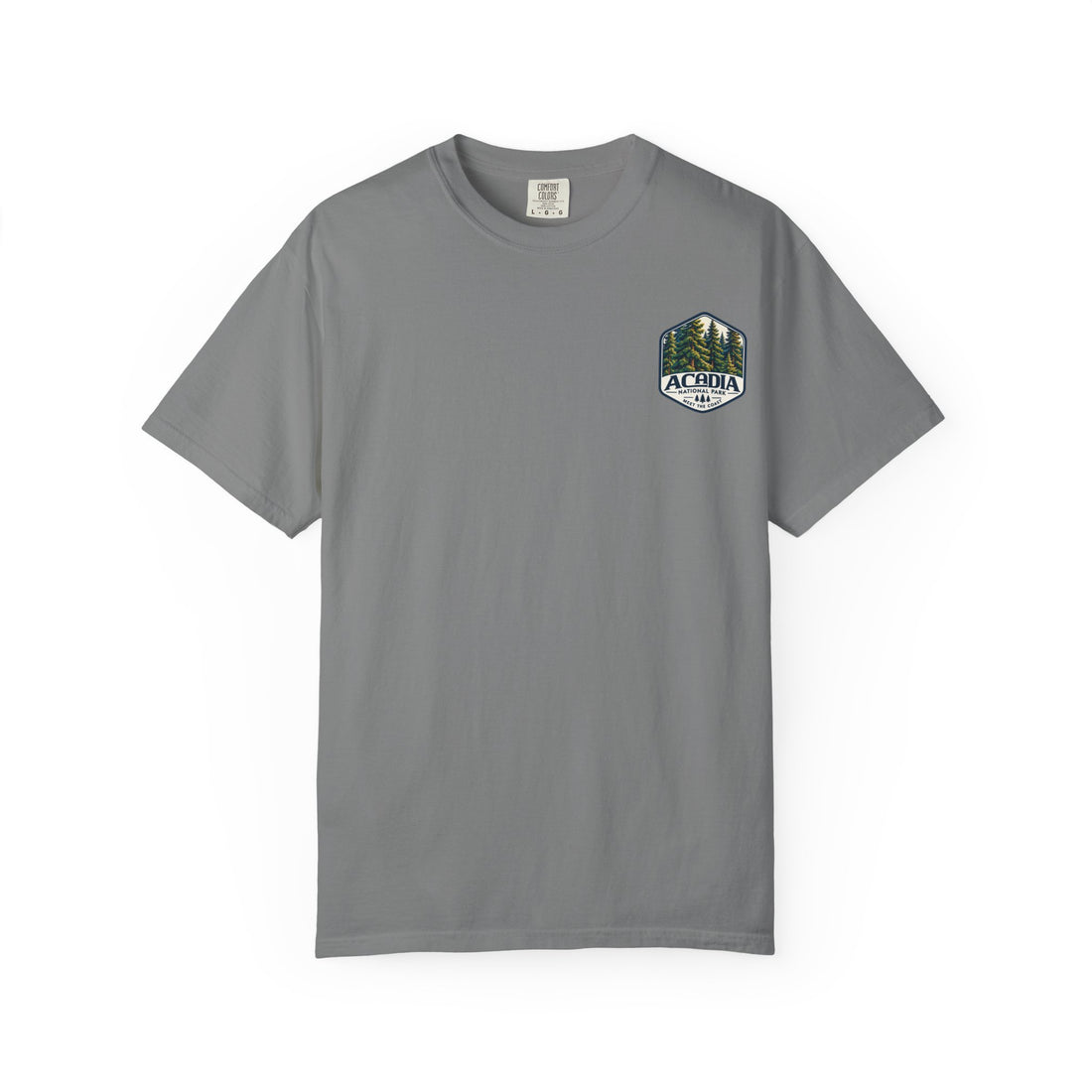 Acadia National Park Pine Trees Graphic T-Shirt
