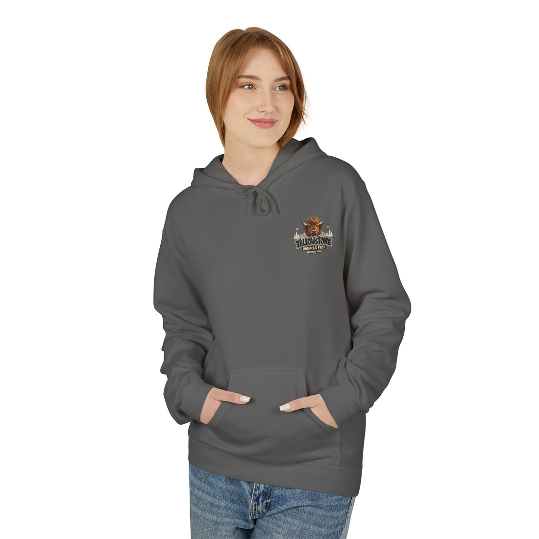 Yellowstone Bison – Where the Wild Still Roams Hoodie
