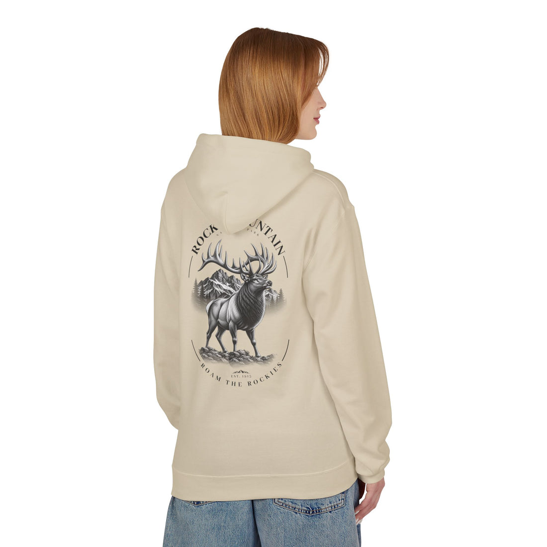 Rocky Mountain National Park Elk Graphic Hoodie