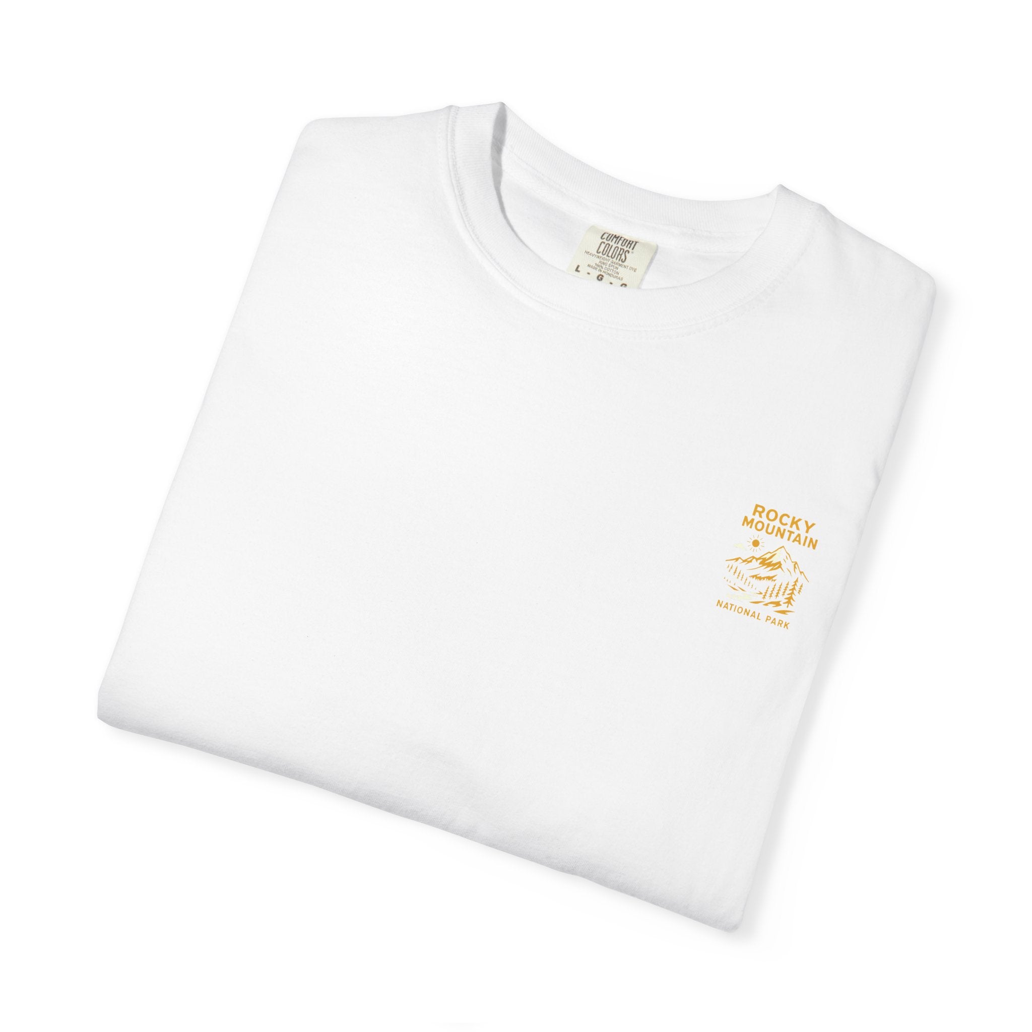 Rocky Mountain National Park Vintage Poster T-shirt | Mountain Landscape Tee