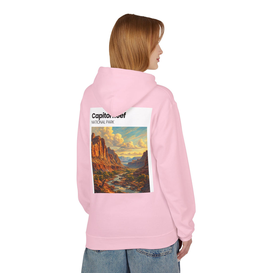 Capitol Reef National Park landscape Hoodie | Utah canyon scenic pullover