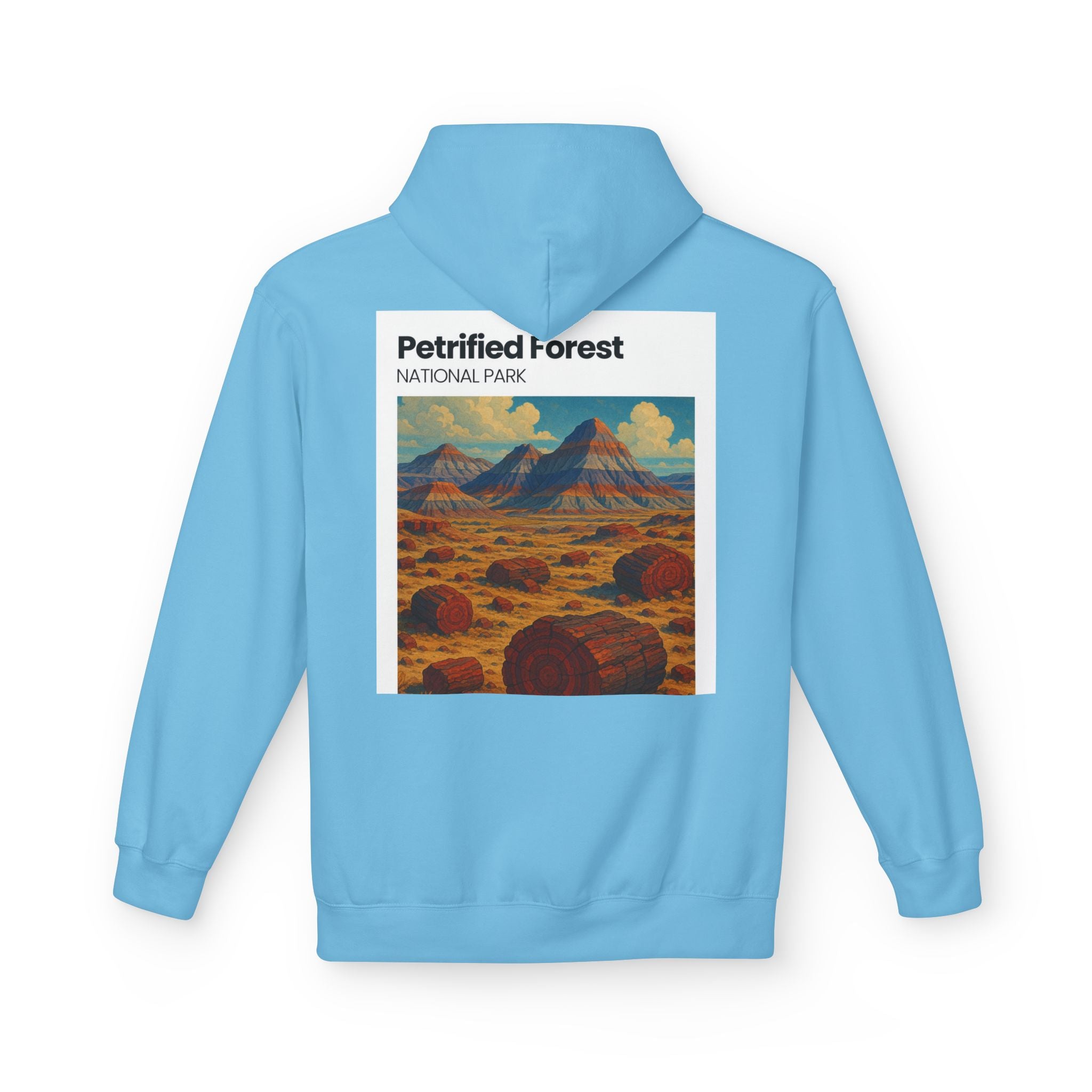 Petrified Forest National Park Hoodie | Vintage Desert Landscape