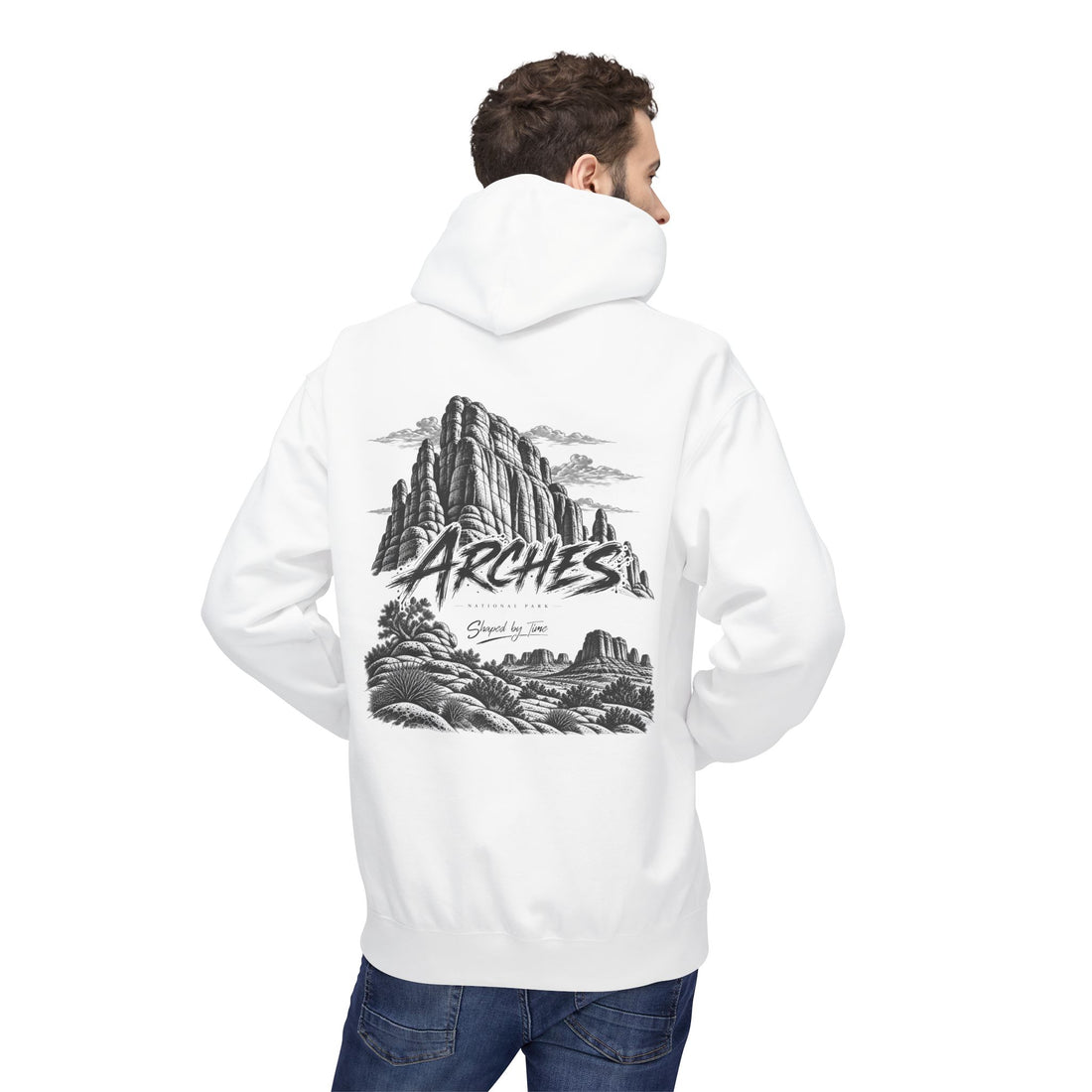 Arches National Park Red Rock Graphic Hoodie