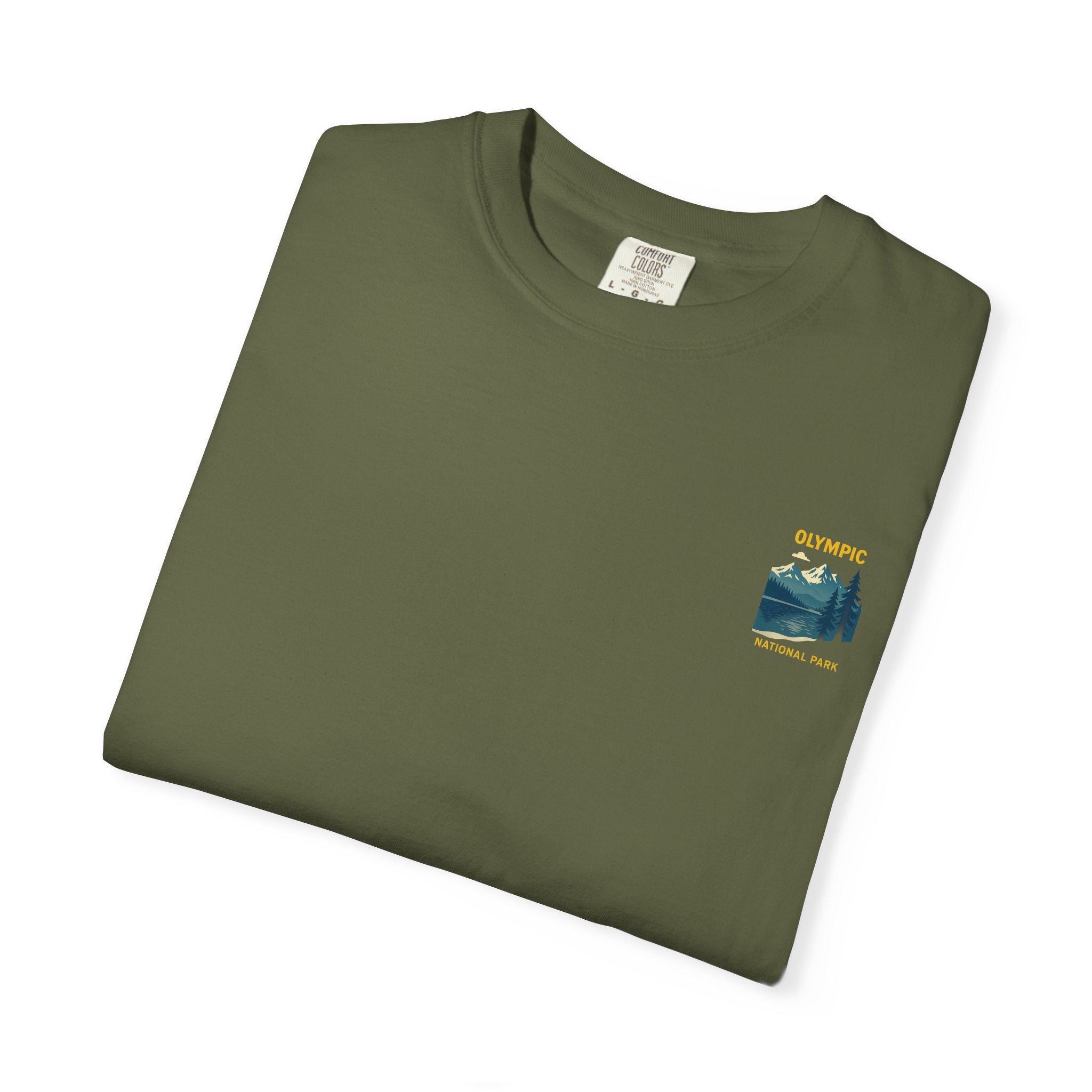 Olympic National Park landscape T-Shirt | mountain lake forest tee