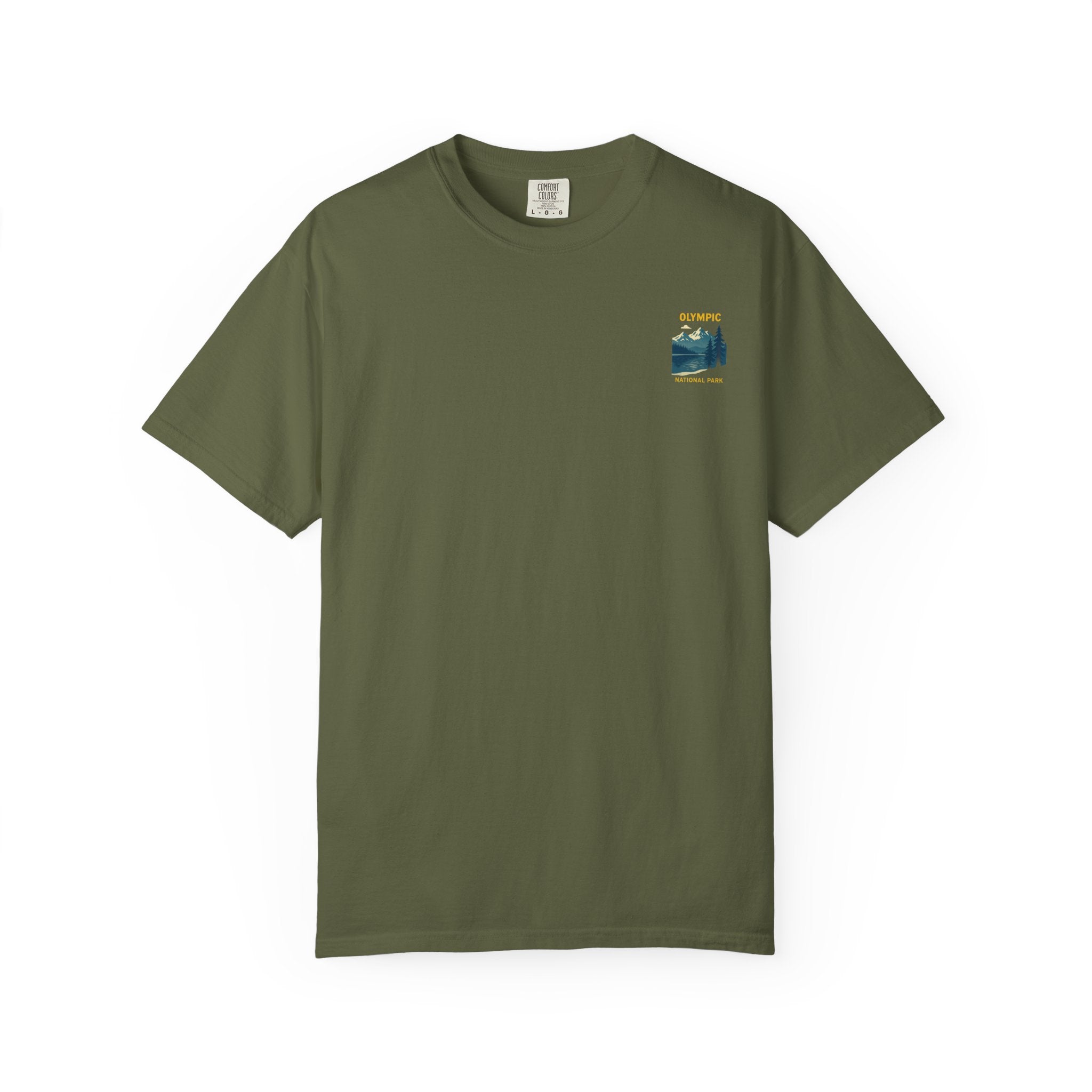 Olympic National Park landscape T-Shirt | mountain lake forest tee