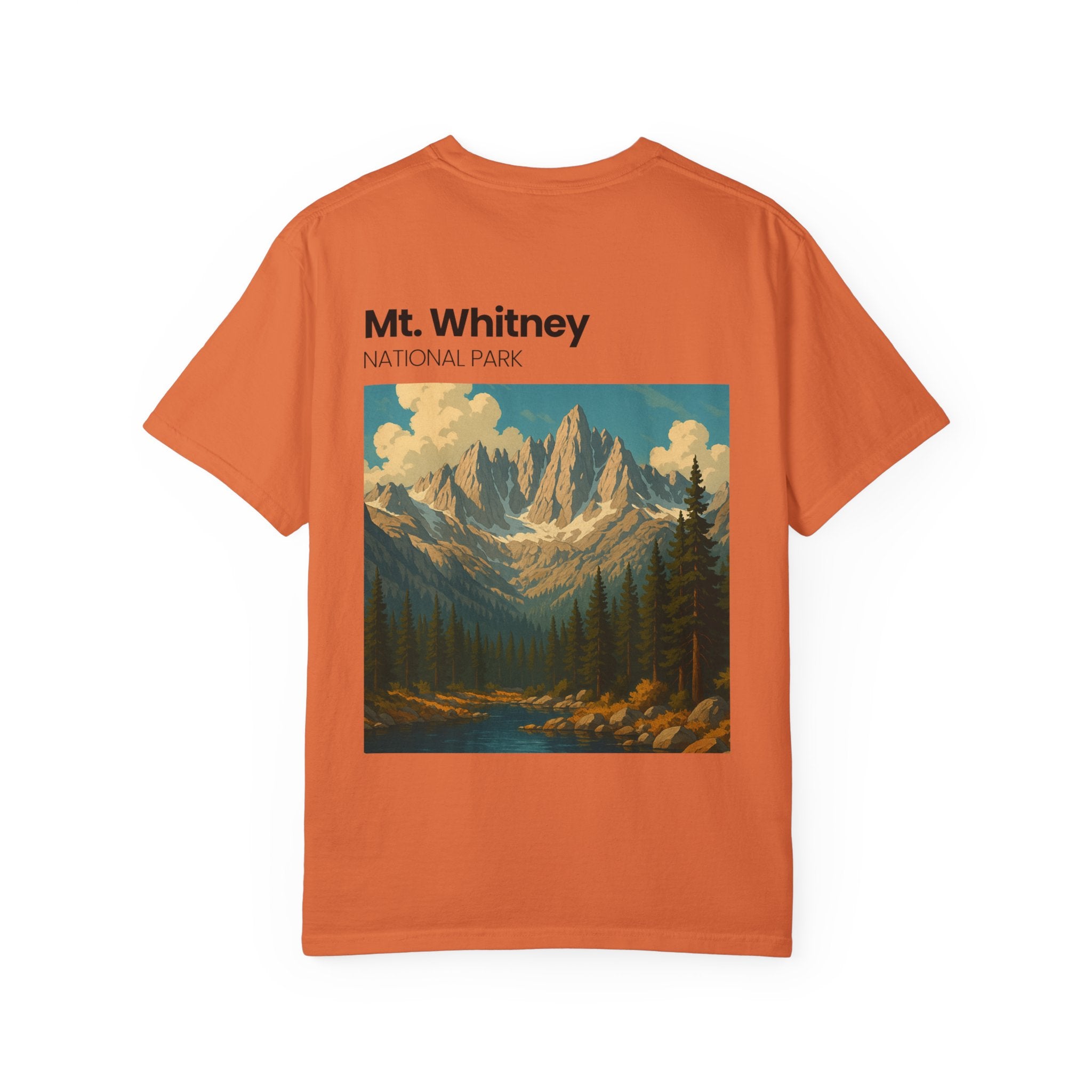 Mt. Whitney National Park mountain landscape T-Shirt | vintage nature poster