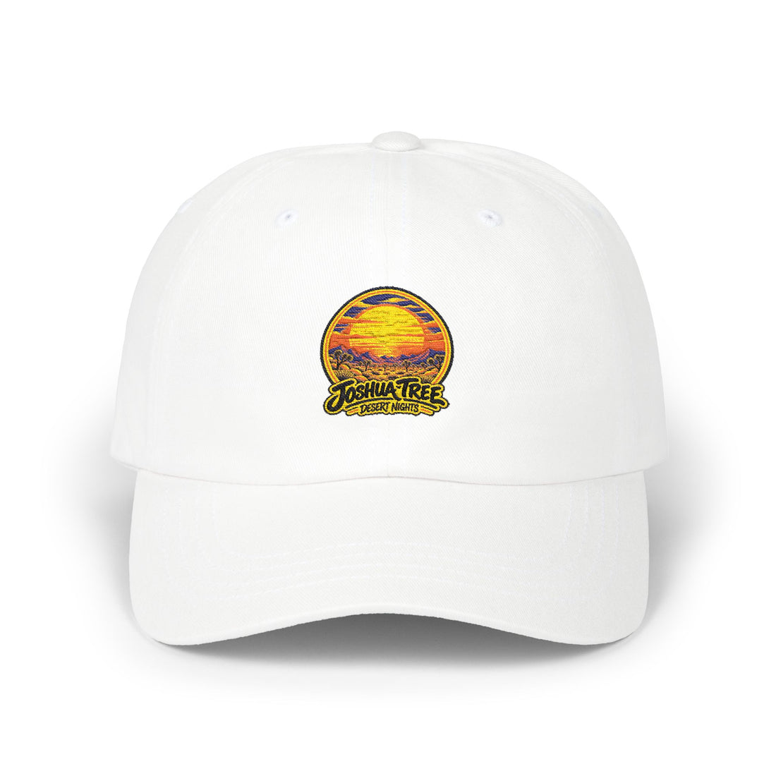 Joshua Tree National Park – Desert Sunset | Round Logo Dad Cap