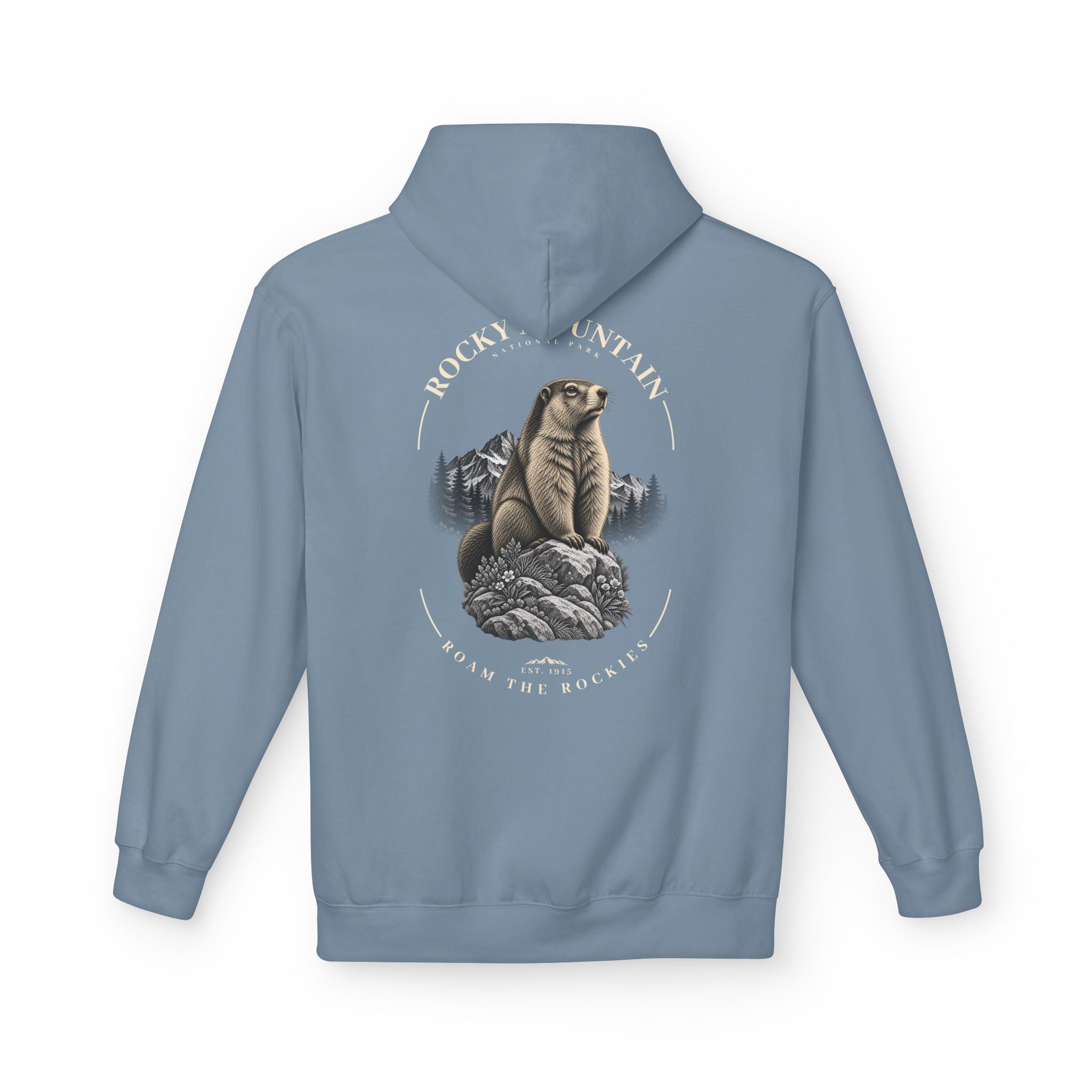 Rocky Mountain National Park Marmot Graphic Hoodie