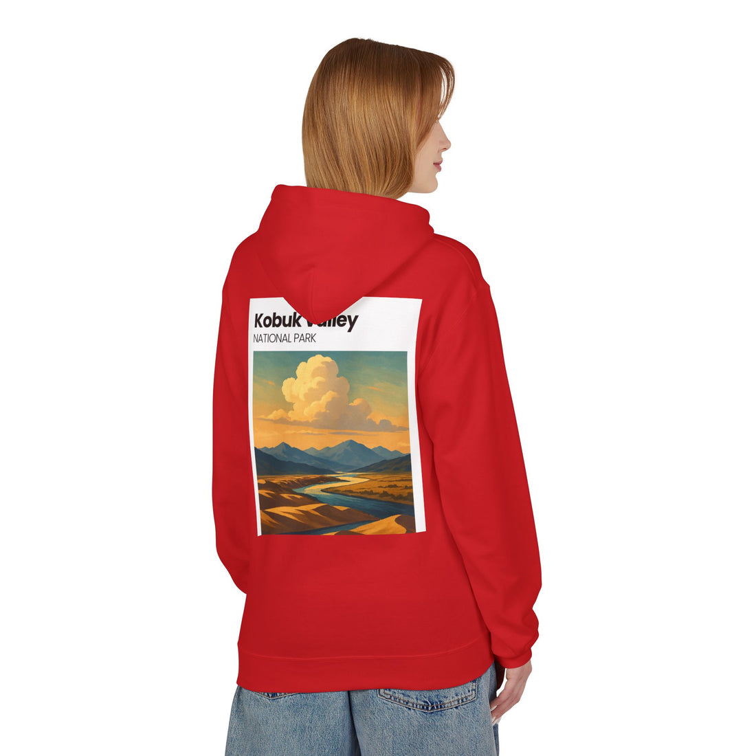 Kobuk Valley National Park landscape Hoodie | Vintage travel poster style