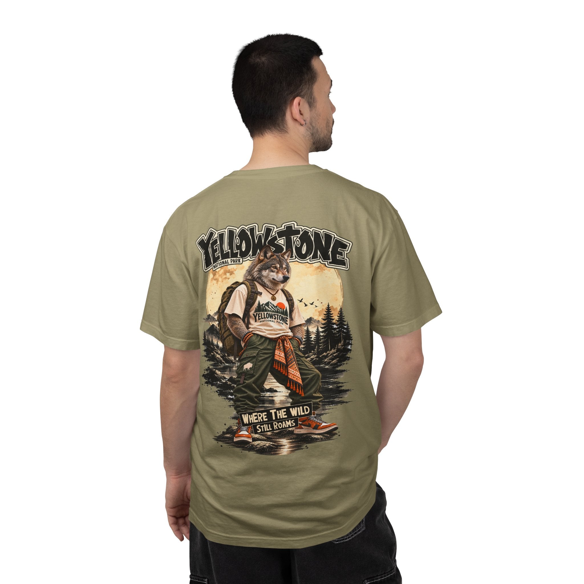 Yellowstone Wolf – Where the Wild Still Roams T-Shirt