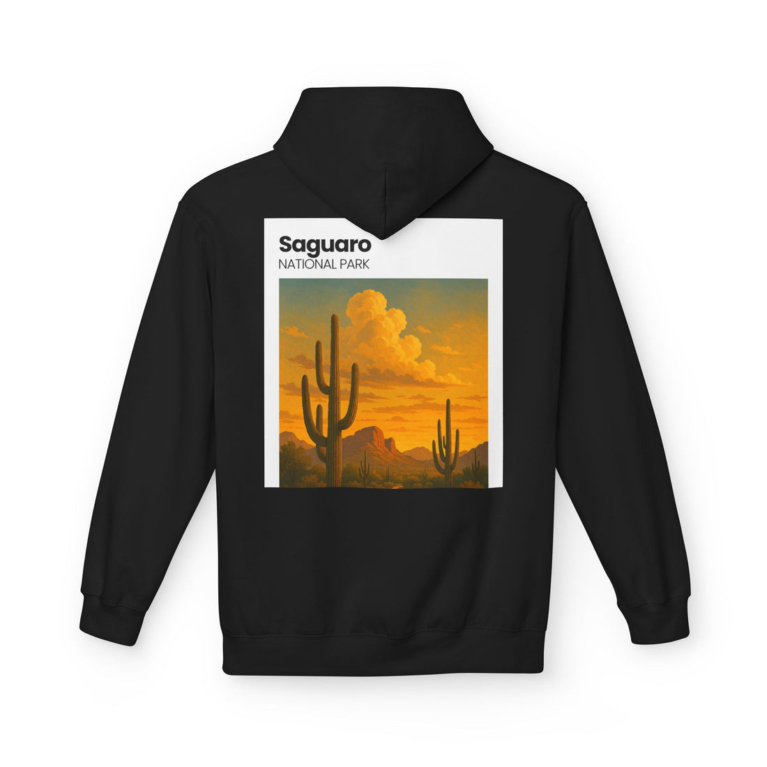 Saguaro National Park sunset cactus Hoodie | Desert landscape sweatshirt