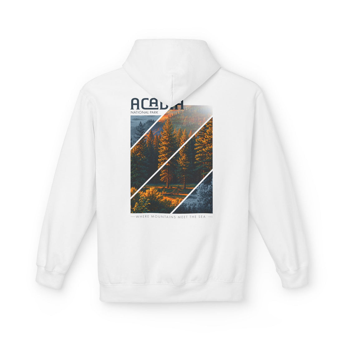 Acadia National Park Pine Trees Graphic hoodie