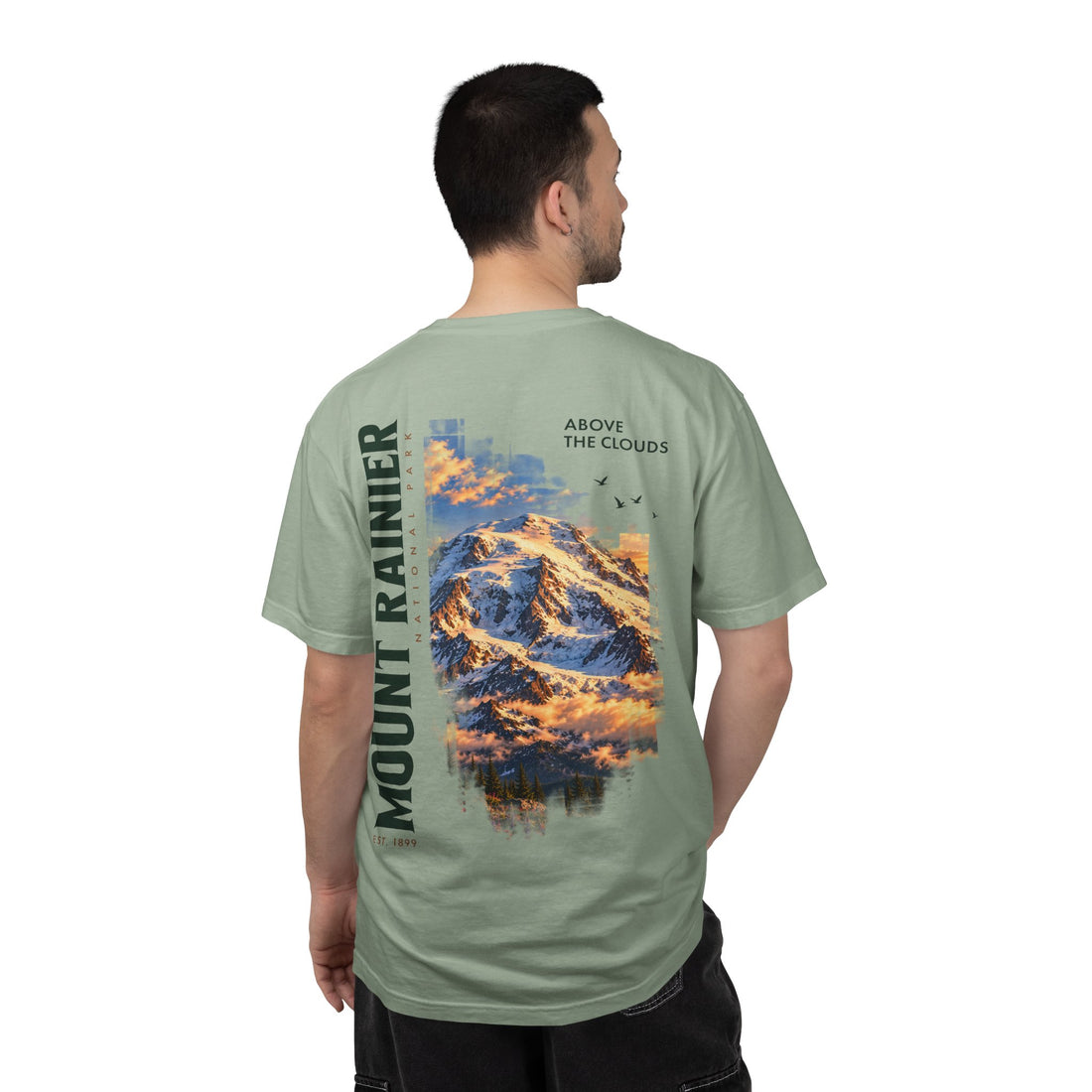 Mount Rainier National Park – Rainier Peak Graphic T-Shirt