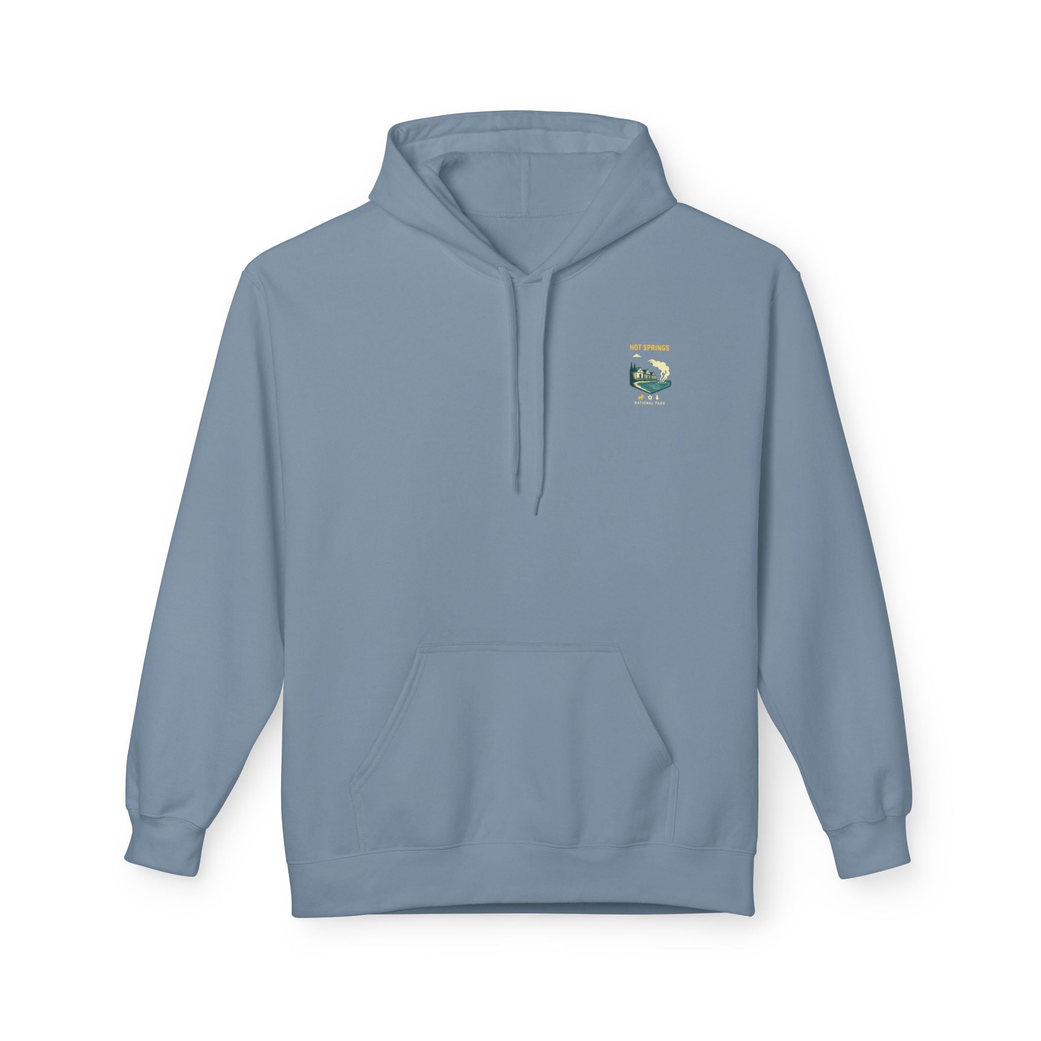 Hot Springs National Park Hoodie | Scenic Thermal Pool Illustration