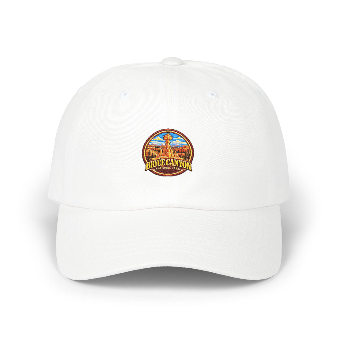 Bryce Canyon Hoodoos Round Logo Dad Cap