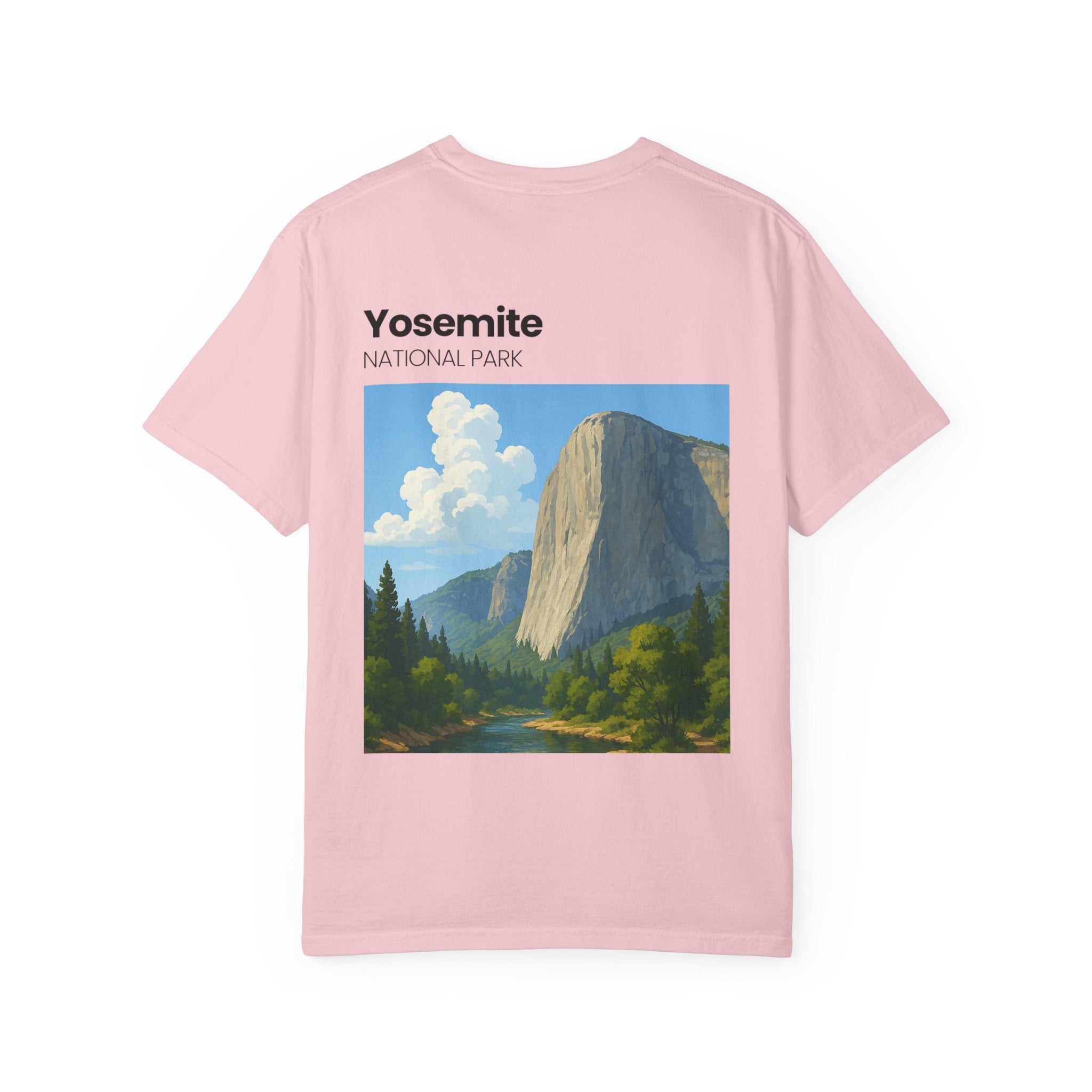 Yosemite National Park Half Dome Landscape T-Shirt | Vintage Park Poster Tee