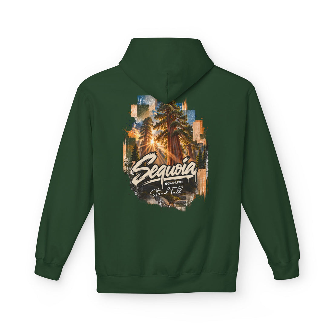 Sequoia National Park – Sun Beams Stand Tall Graphic Hoodie