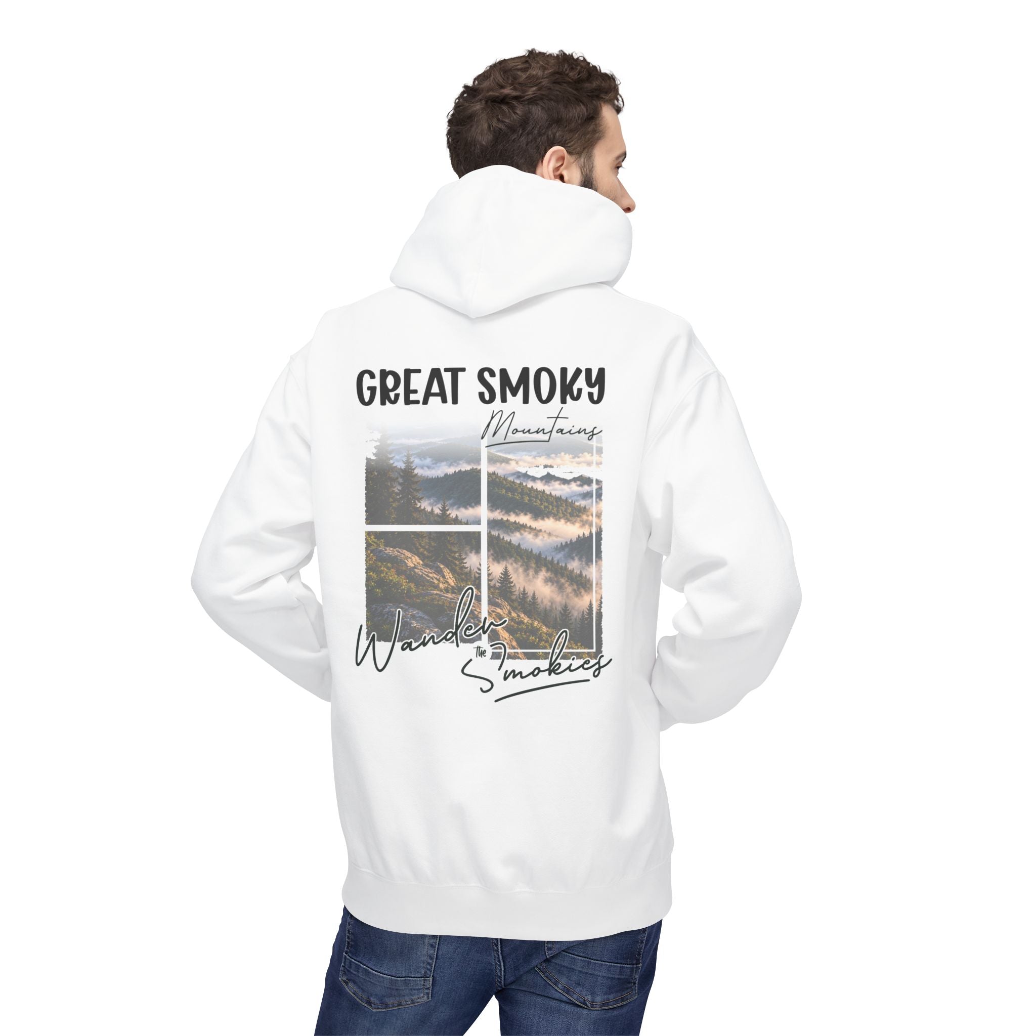 Great Smoky Mountains Misty Ridges Graphic hoodie