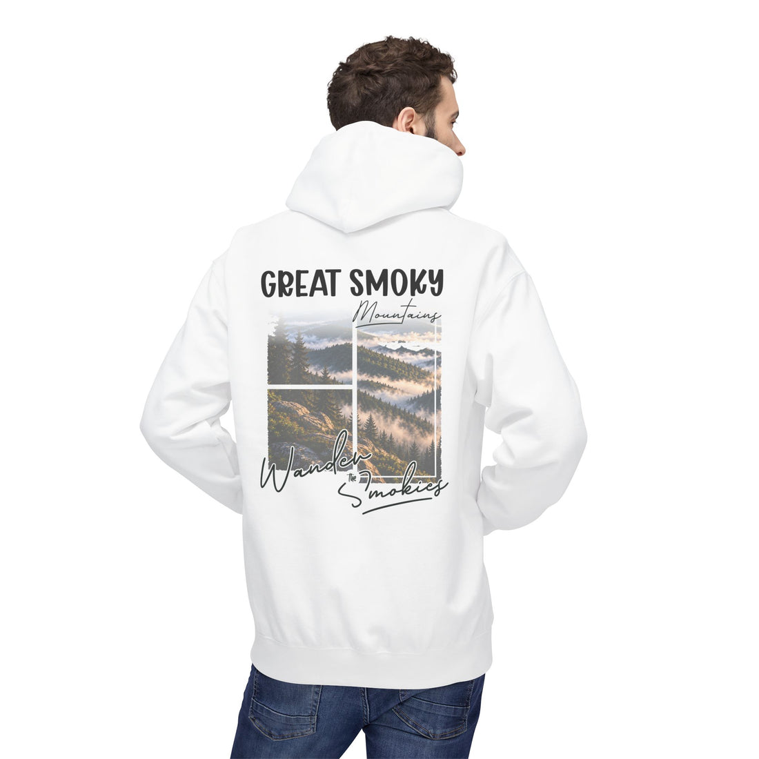 Great Smoky Mountains Misty Ridges Graphic hoodie