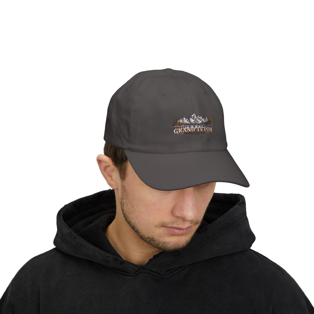 Grand Teton National Park Lake Reflection Dad Cap