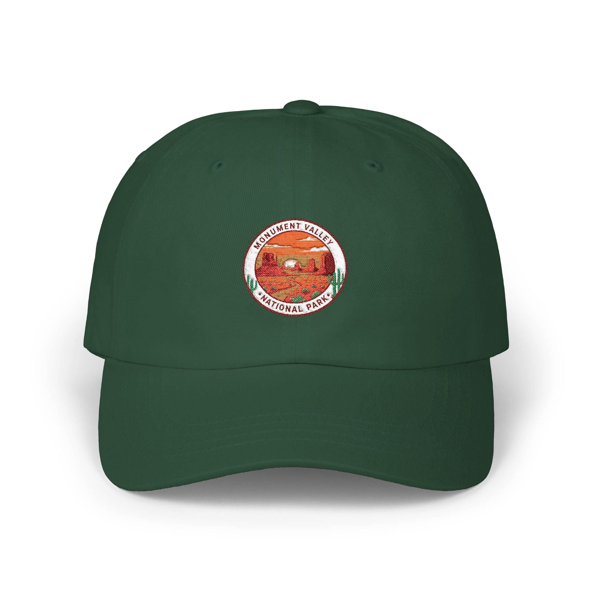 Sunset Peach Patch Dad Cap | Fruit Logo Baseball Hat