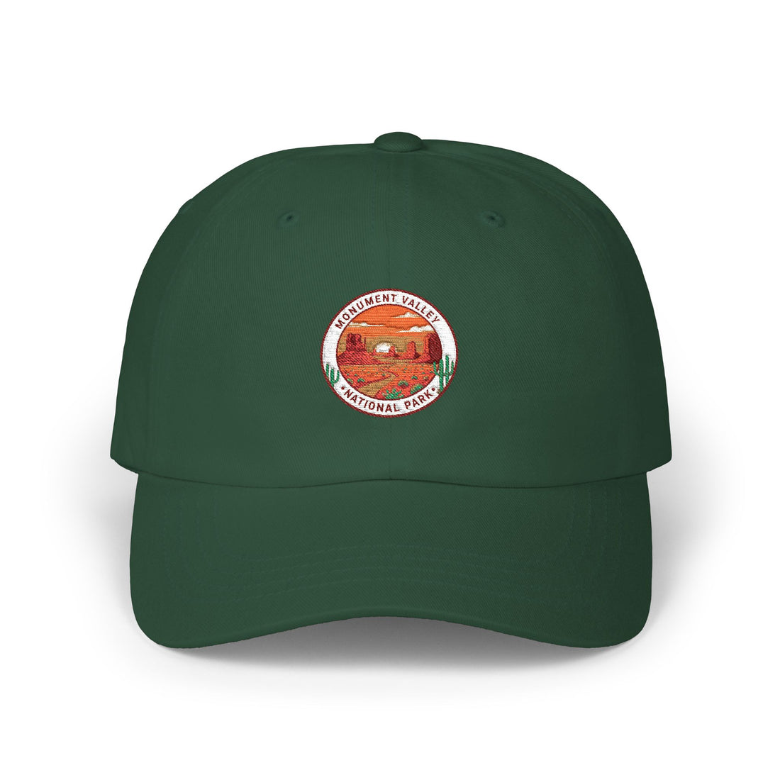 Sunset Peach Patch Dad Cap | Fruit Logo Baseball Hat