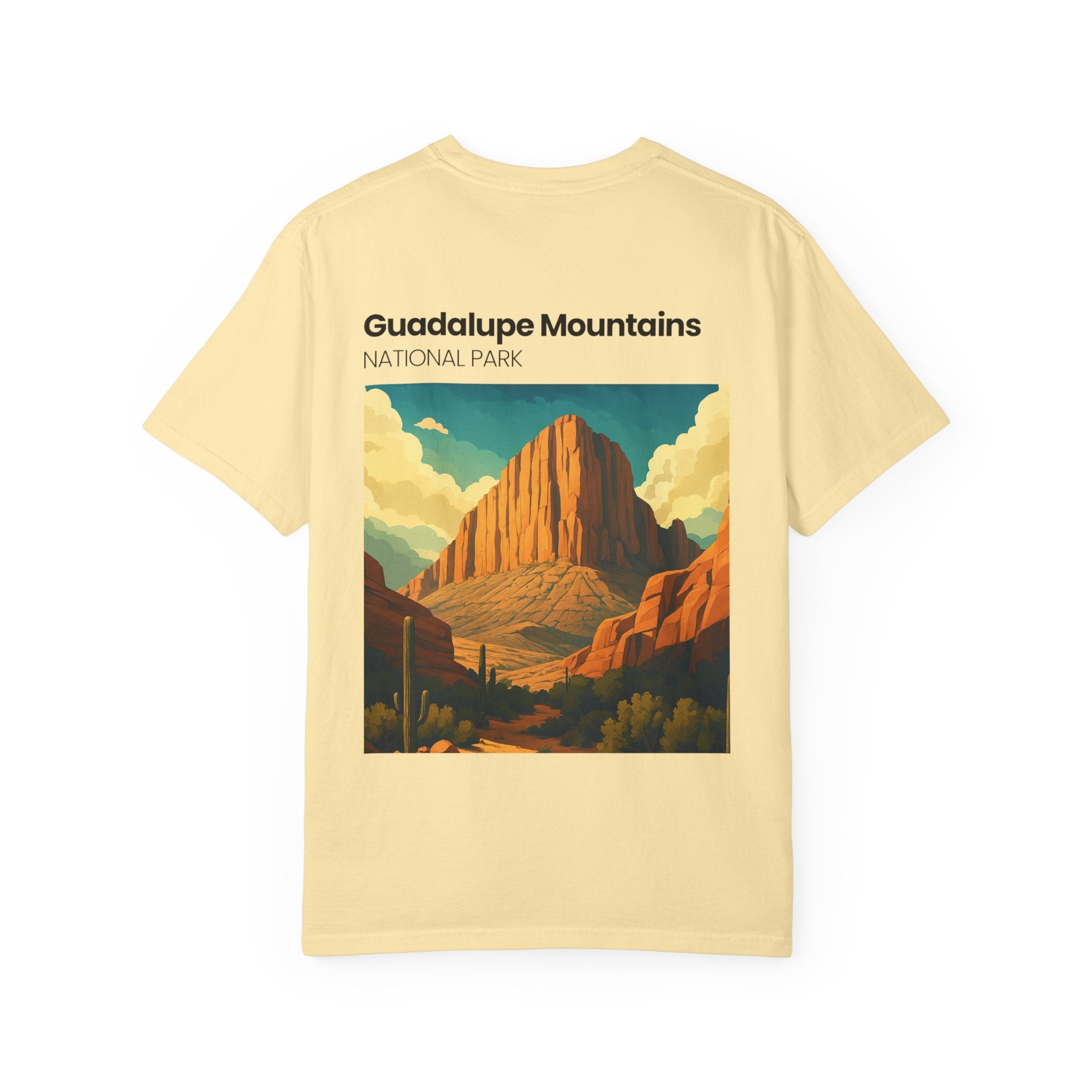 Guadalupe Mountains National Park T-Shirt | Desert Landscape Poster Tee