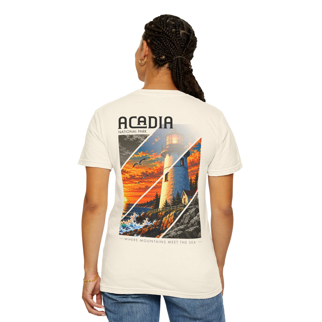 Acadia National Park Lighthouse Graphic T-Shirt