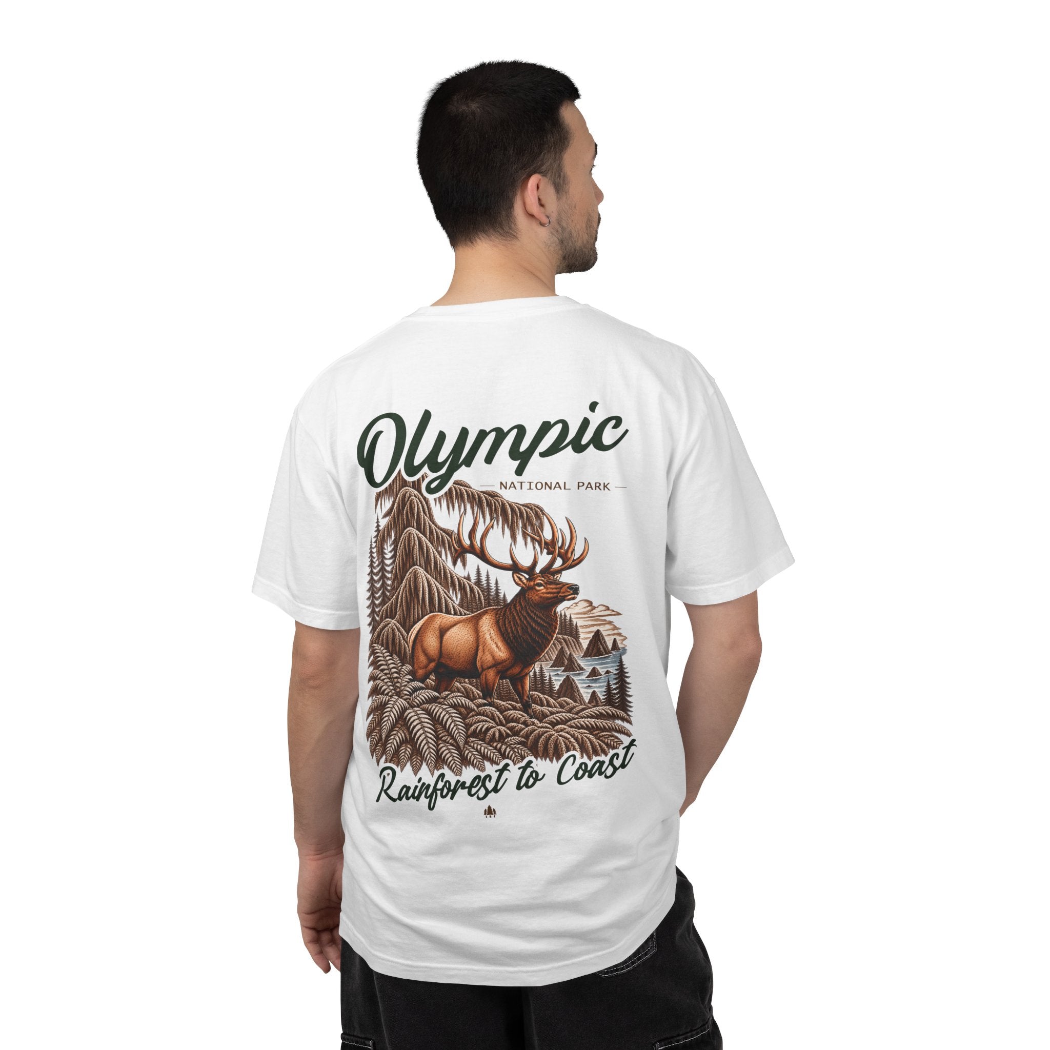 Olympic National Park Roosevelt Elk Graphic T-Shirt
