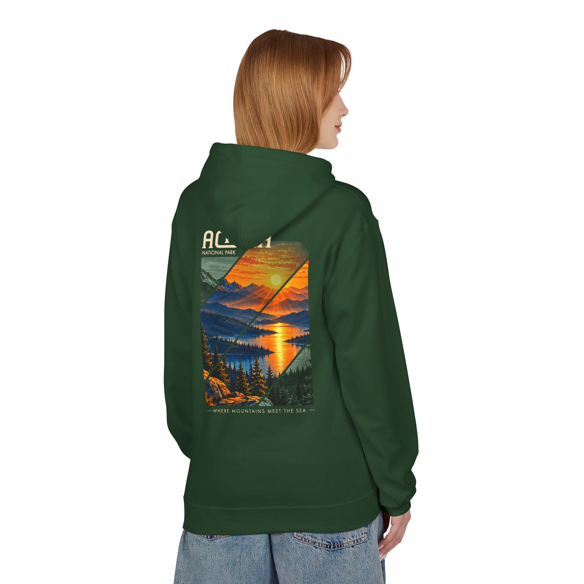 Acadia National Park Sunrise Graphic Hoodie