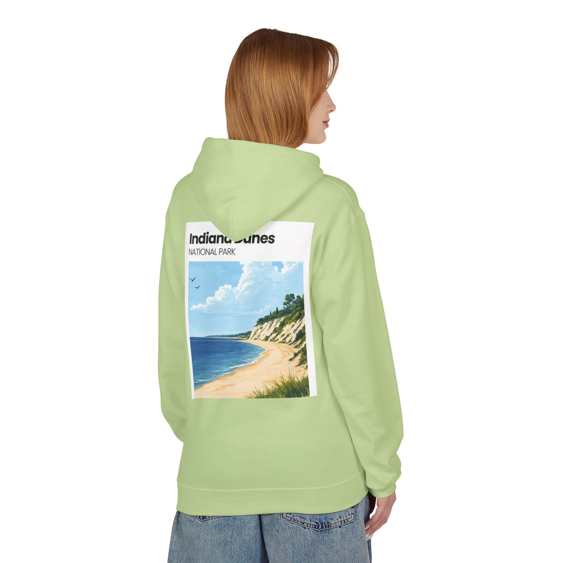Indiana Dunes National Park Beach Hoodie | Vintage Travel Scenic Sweatshirt