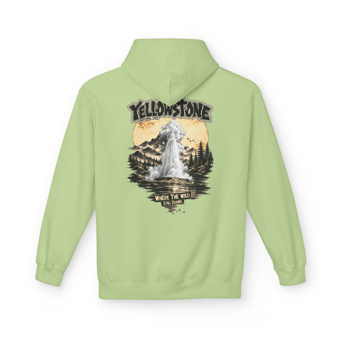 Yellowstone Old Faithful – Where the Wild Still Roams Hoodie