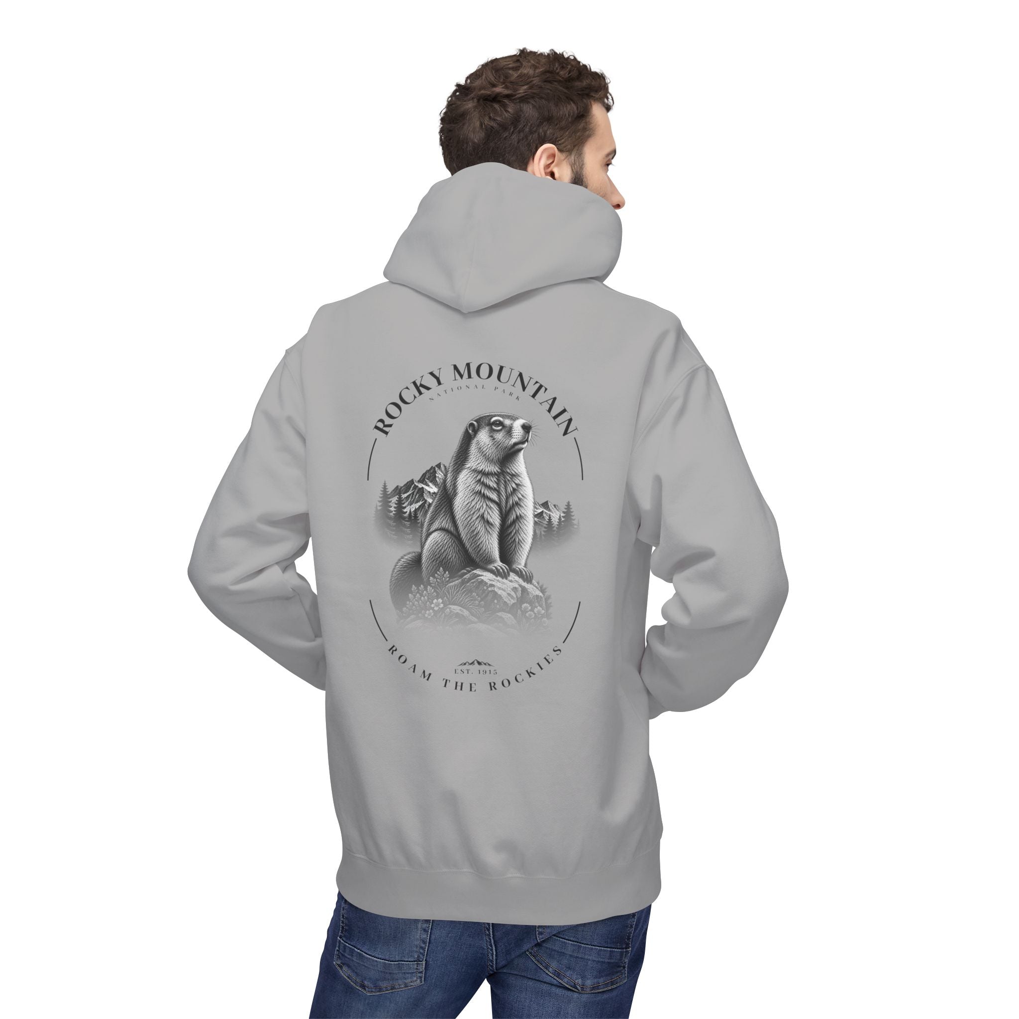 Rocky Mountain National Park Marmot Graphic Hoodie