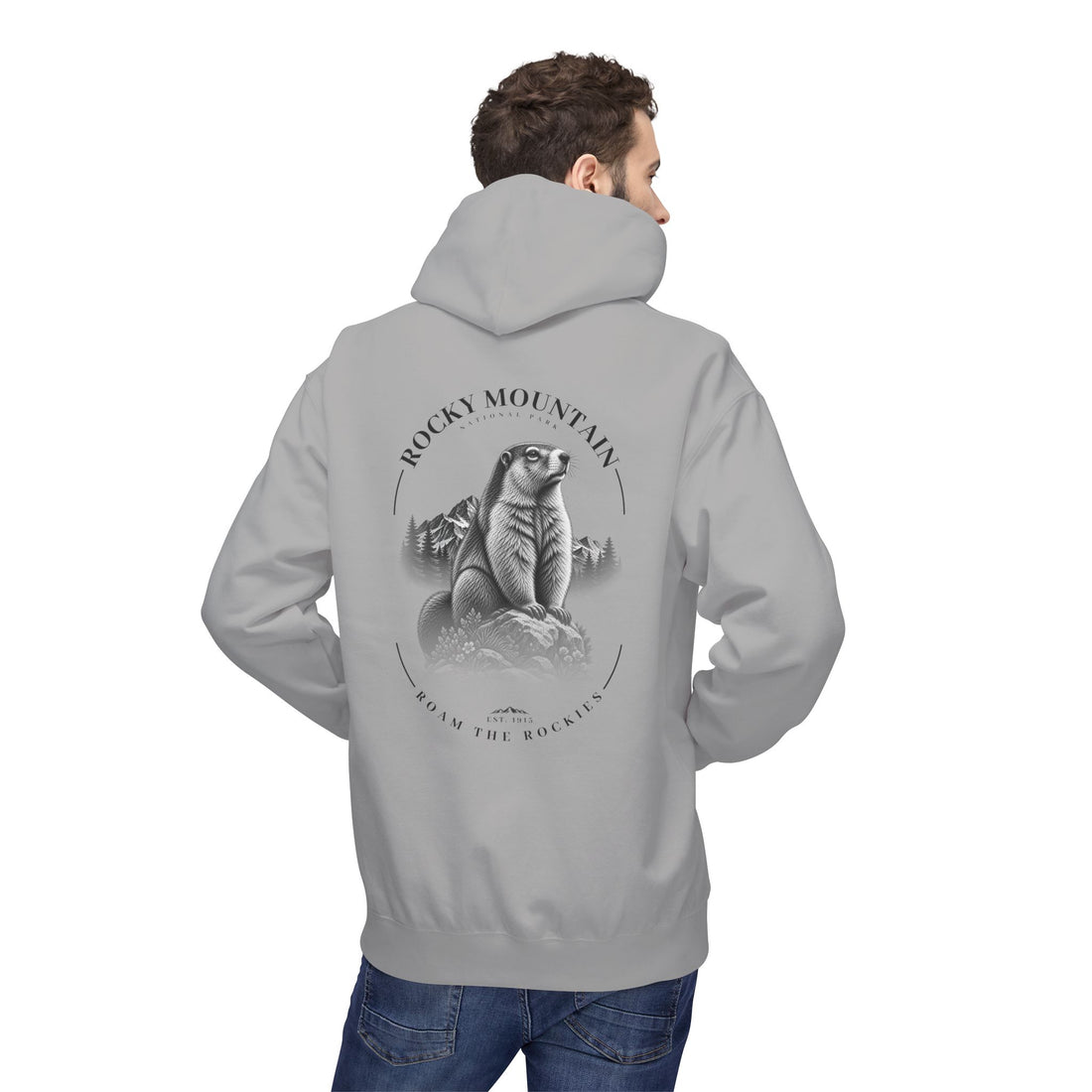 Rocky Mountain National Park Marmot Graphic Hoodie